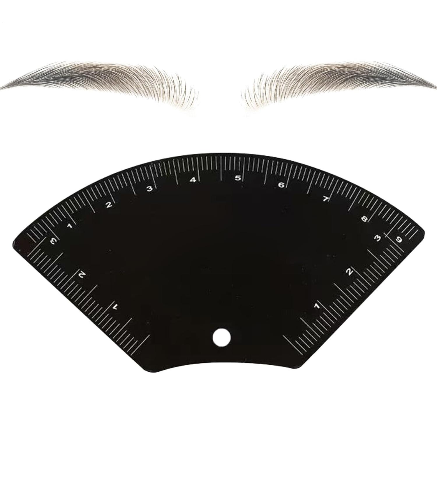 Eyebrow Chart RulerReusable Quick Drawing Eyebrow TemplateCosmetic Tools for Styling Makeup Table Spa Office Student Room Travel Wedding Hairdresser Student house Travel Vacation Fri - Buy Online on GoSupps.com