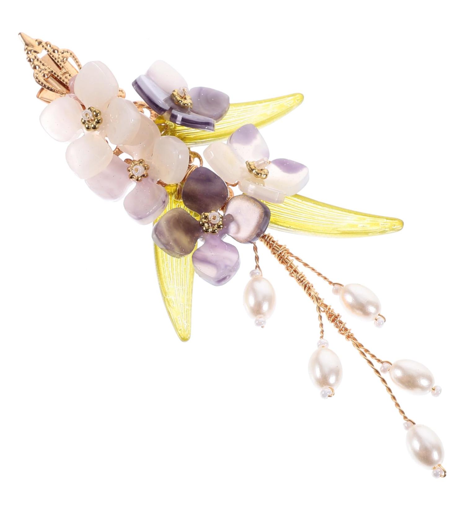 minkissy Bridal Hair Accessories Hair Clips Hair Accessories for Women Hair Barrettes for Women Barrettes for Women Thin Hair Asian Hair Accessories Women's Resin Side Clip Cheongsam - Buy Online on GoSupps.com