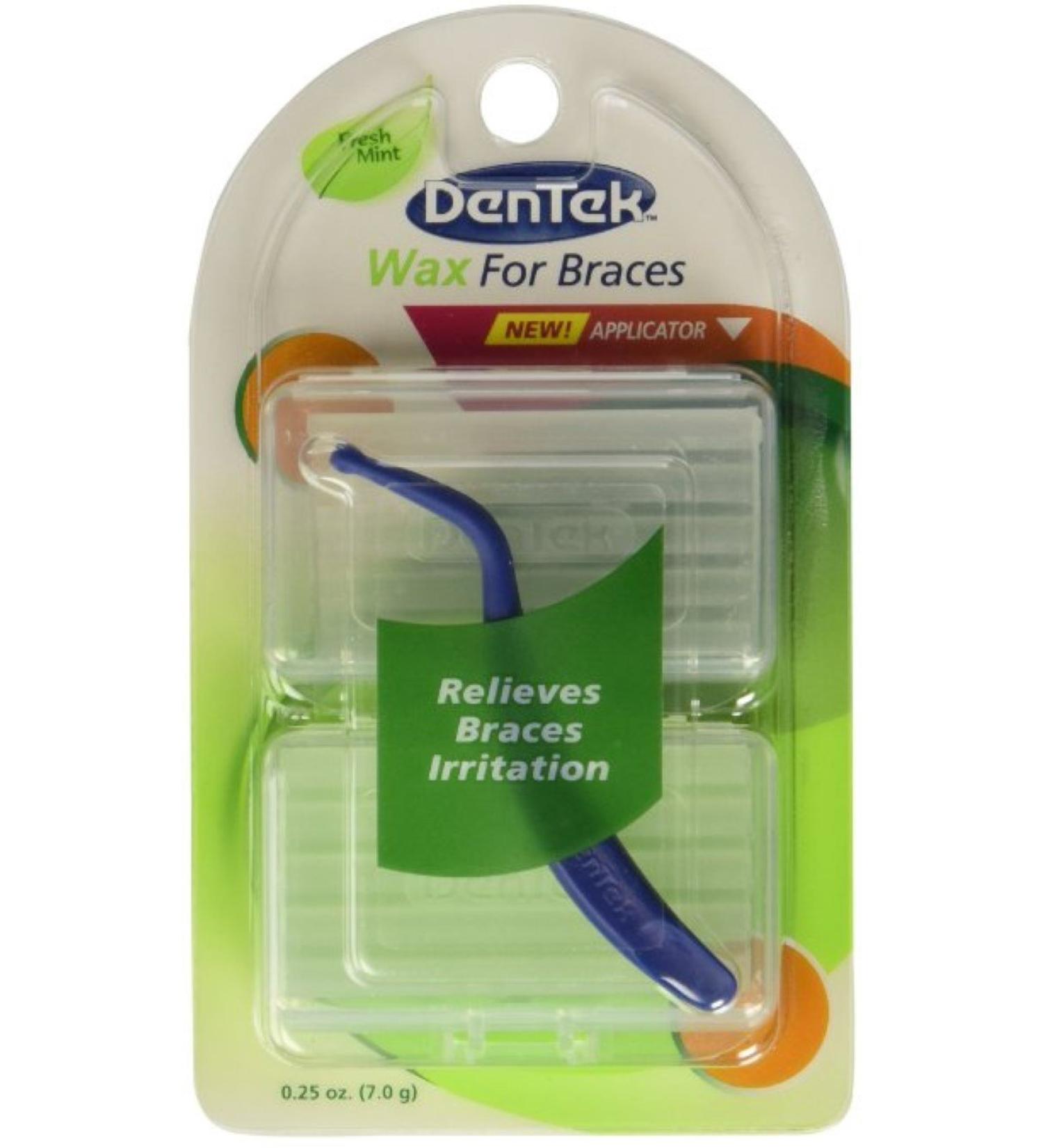 DenTek Wax For Braces 1 Each (Pack of 7)