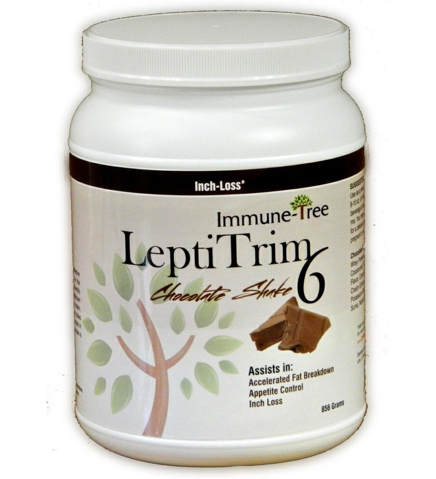 Immune Tree LeptiTrim6 Chocolate Meal Replacement Shake - Boost Immunity & Weight Loss | Buy Internationally - Buy Online on GoSupps.com