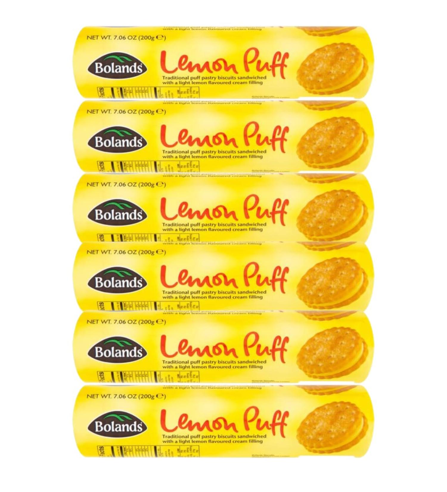Bolands Lemon Puffs 200g (6 Pack Bundle)