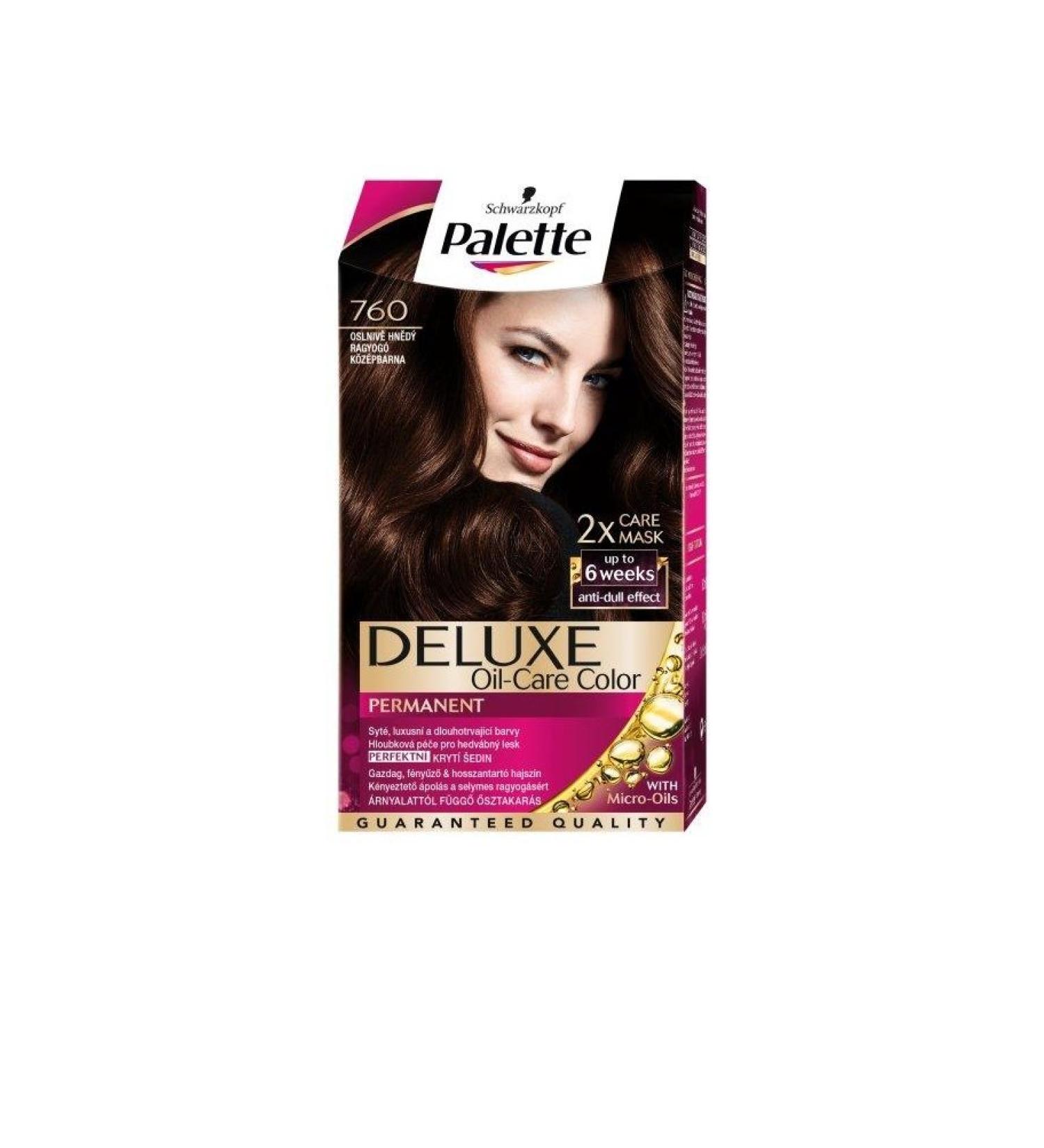 Palette Deluxe 760 Dazzling Brown Permanent Hair Color