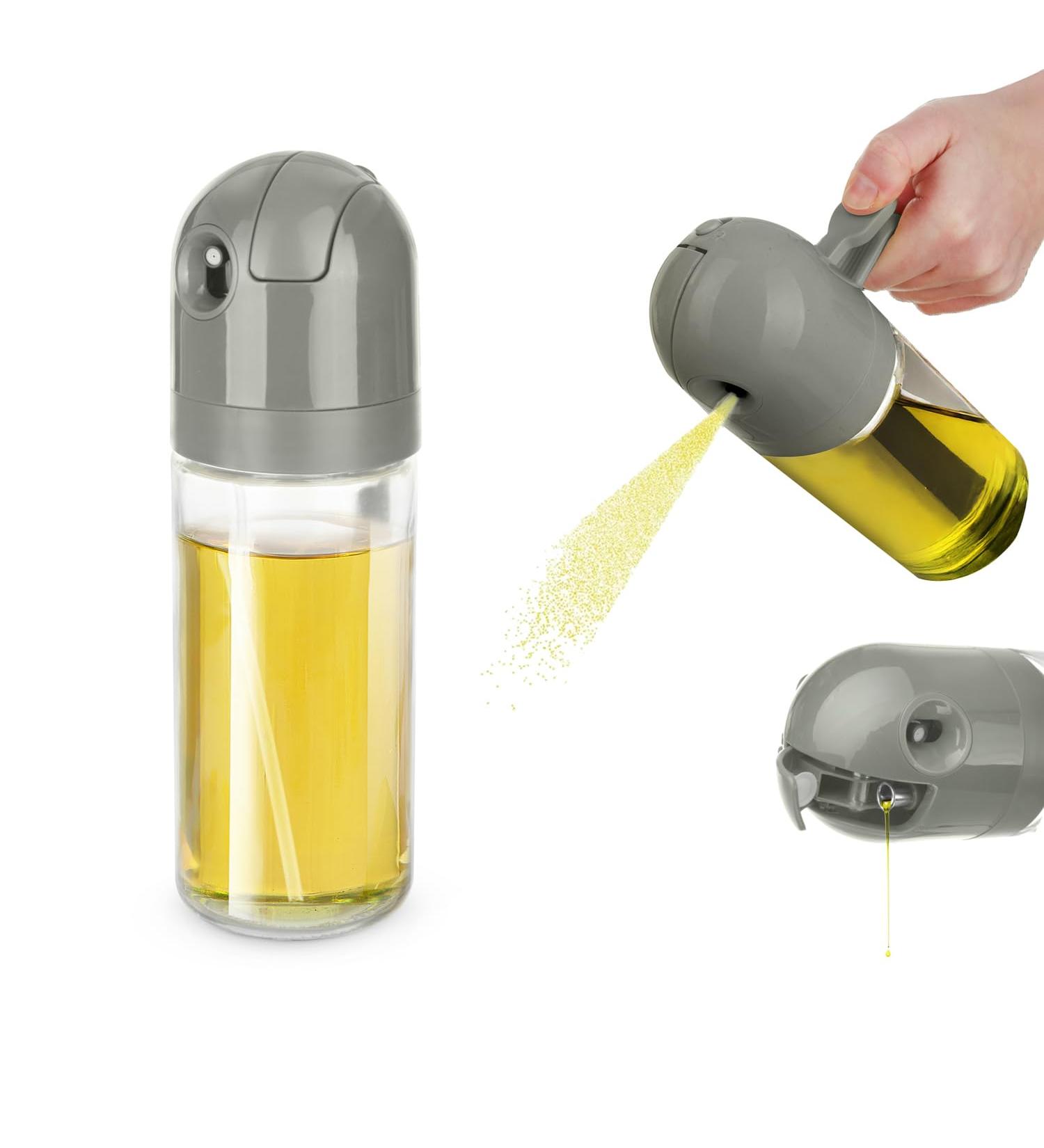 KASANOVA Oliera Spray e Versa Glass 550 ml Round Cap Grey - Buy Online on GoSupps.com