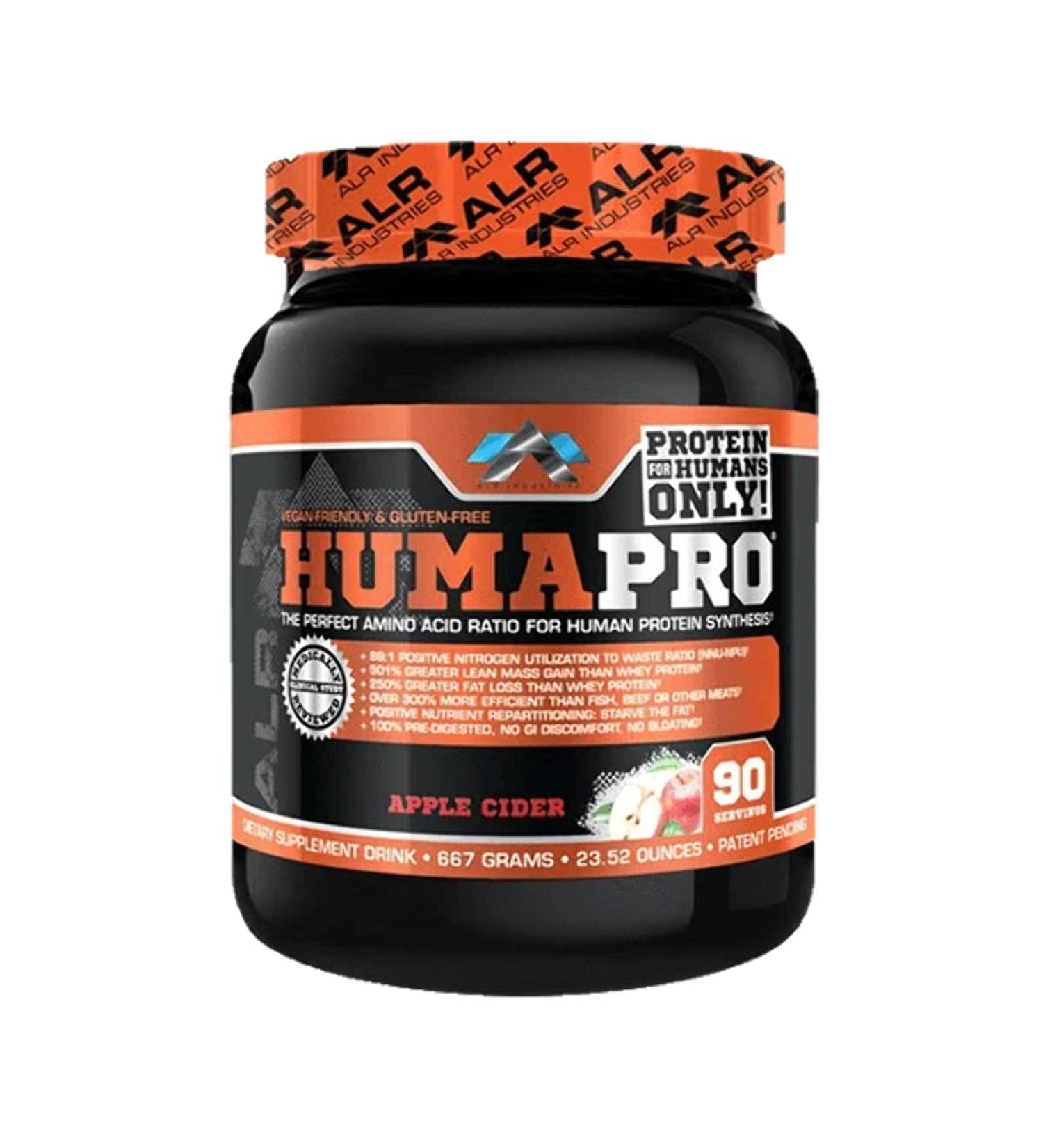 ALR Industries Humapro Protein Matrix Formulated for Humans Waste Less. Gain Lean Muscle Fresh Cut Pineapple 667 Grams
