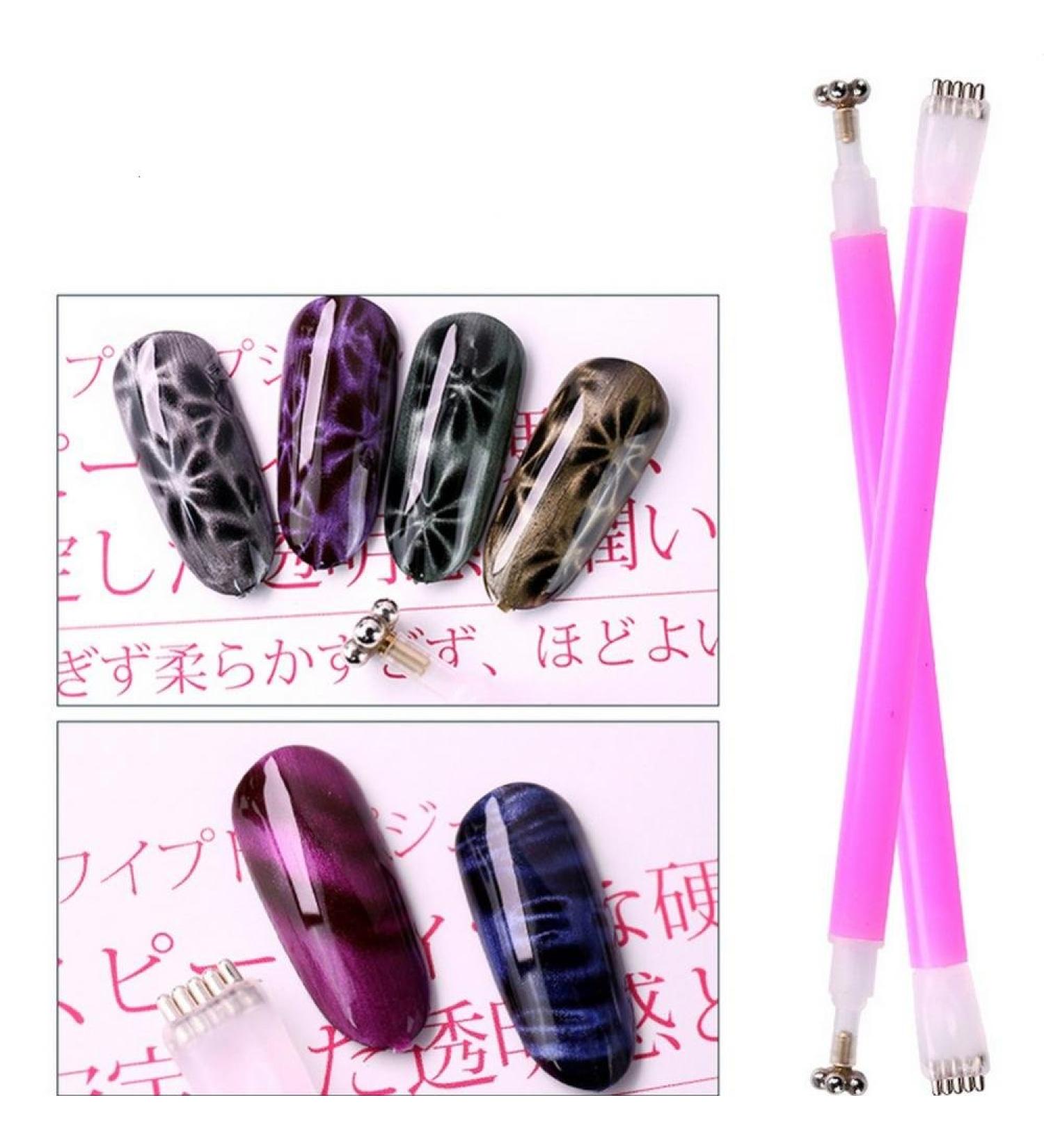 Jolifin Color Gel for Gel Nails - Double-Headed Magnetic Nail Art Pen | International Shipping - Buy Online on GoSupps.com