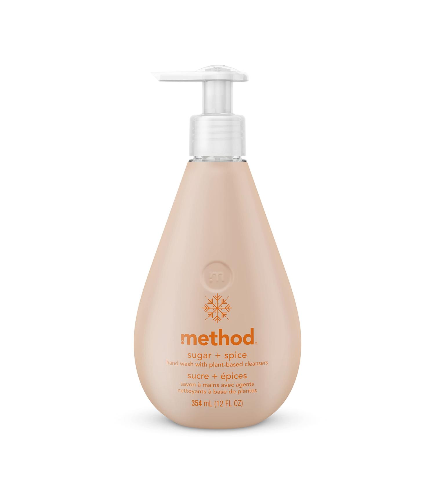 Method Gel Hand Wash - Sugar + Spice | Biodegradable | 12 fl oz (Pack of 6) | Eco-Friendly Cleanliness Worldwide - Buy Online on GoSupps.com