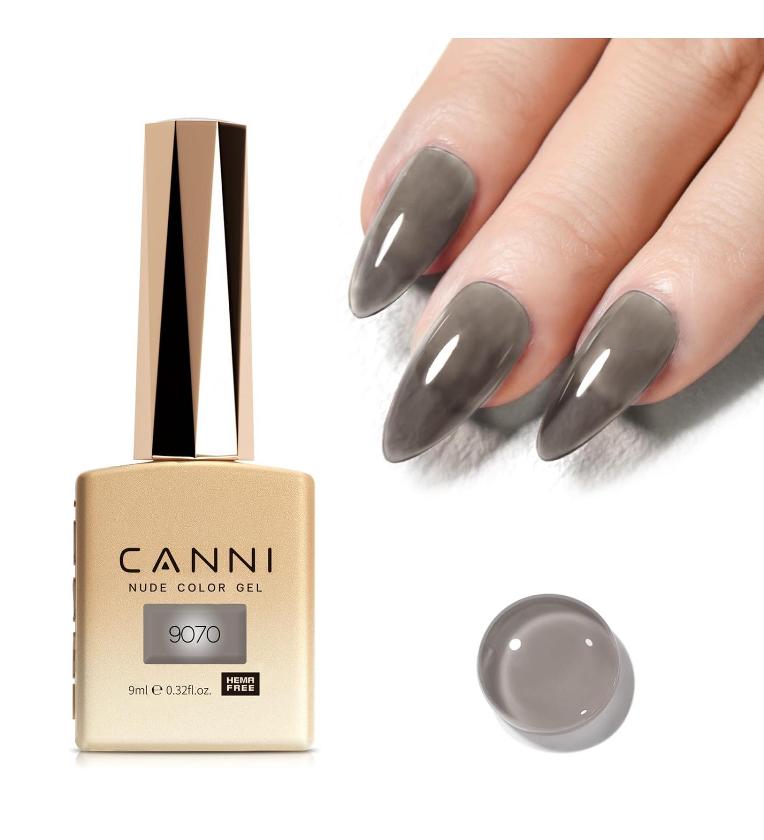 Buy Canni UV Nail Polish - Natural Black Gel Soak Off Perfect for UV LED Lamps - Buy Online on GoSupps.com