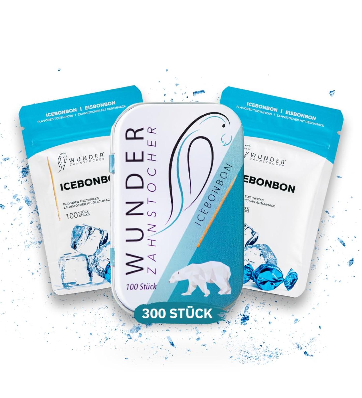 Miracle Toothpick Set: Flavorful Plastic-Free Chewing Gum for Fresh Breath & Smoking Cessation - Sugar-Free Vegan Icebonbon Candy - Buy Online on GoSupps.com