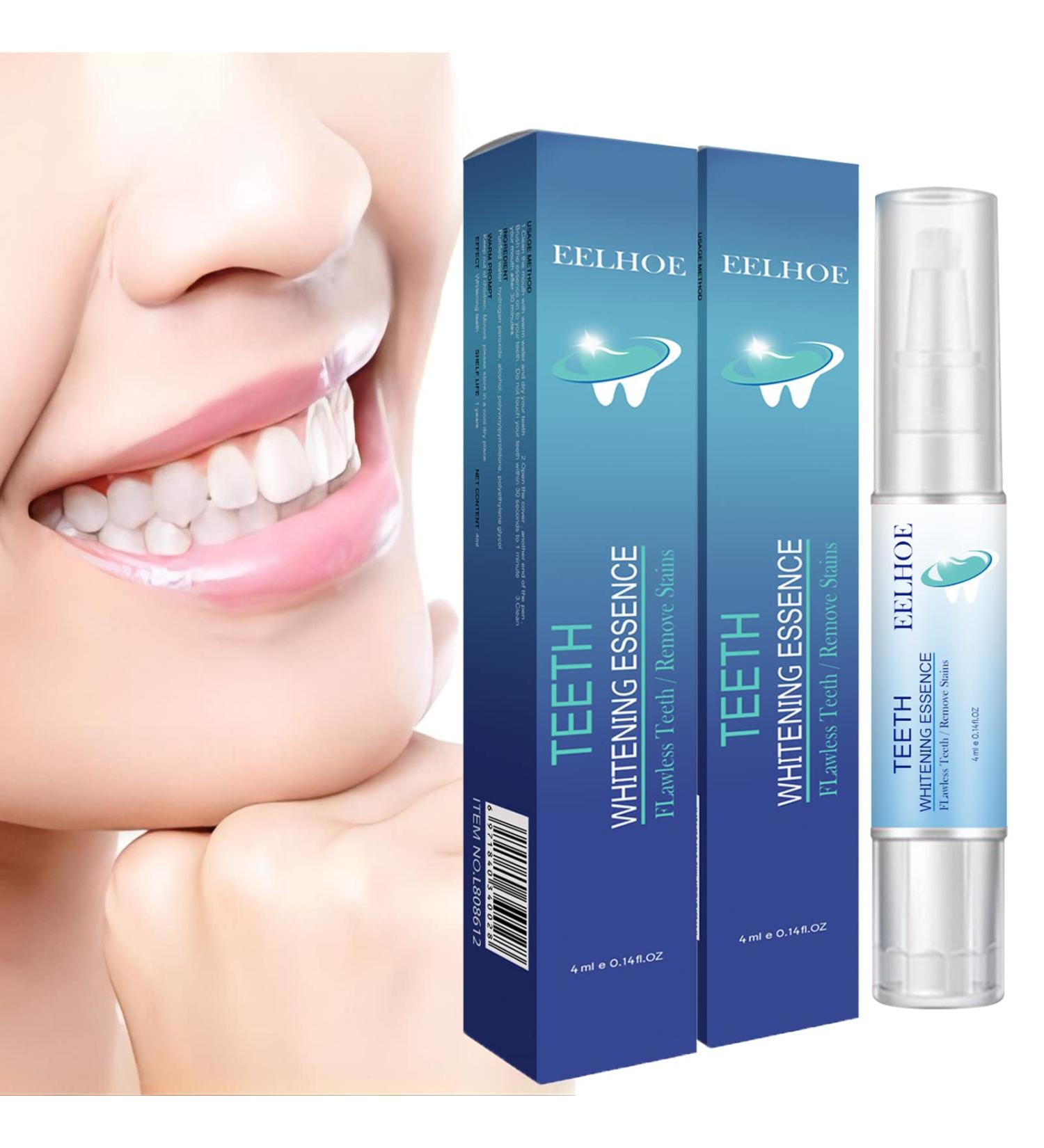 Painless Teeth Whitening Pen Kit - 2Pcs Travel-Friendly Whitening Gel for Sensitive Teeth - Buy Online on GoSupps.com