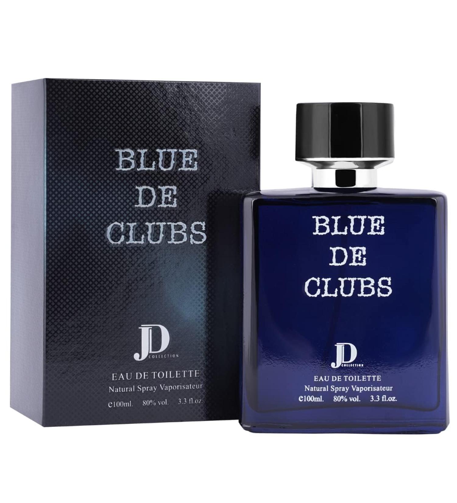 JD Collection Blue De Clubs Premium Scent Fresh & Soothing Fragrance Long Lasting Perfume Spray For Men 100ml - Buy Online on GoSupps.com