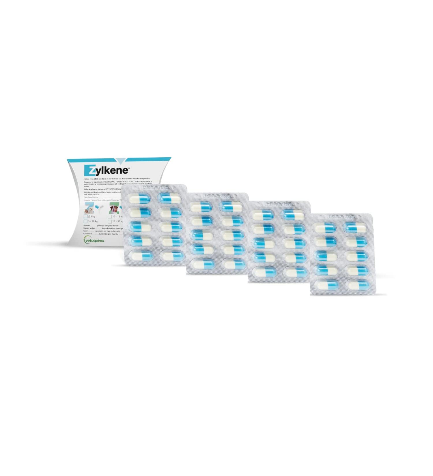 Zylkene Vetoquinol 75 mg Capsules | 40 Pack | Supplementary Dog Feed | Supports Dogs in Unusual Situations | International Shipping Available - Buy Online on GoSupps.com