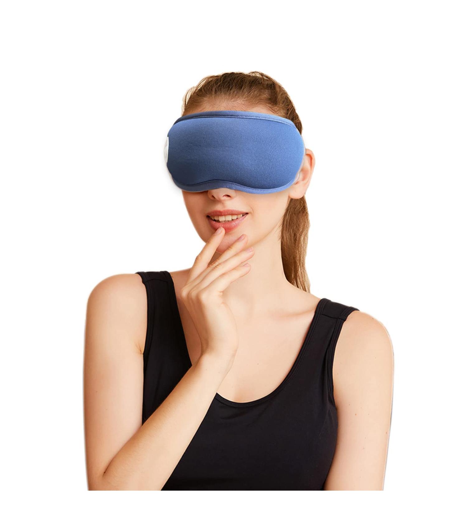 Newtipower Cordless Heated Eye Mask - Rechargeable Hot Compress Steam Mask for Dry Eyes, Fatigue, Puffy Eyes - Auto Shut Off, 3D Contoured Sleep Mask for Improved Sleep - Buy Online on GoSupps.com
