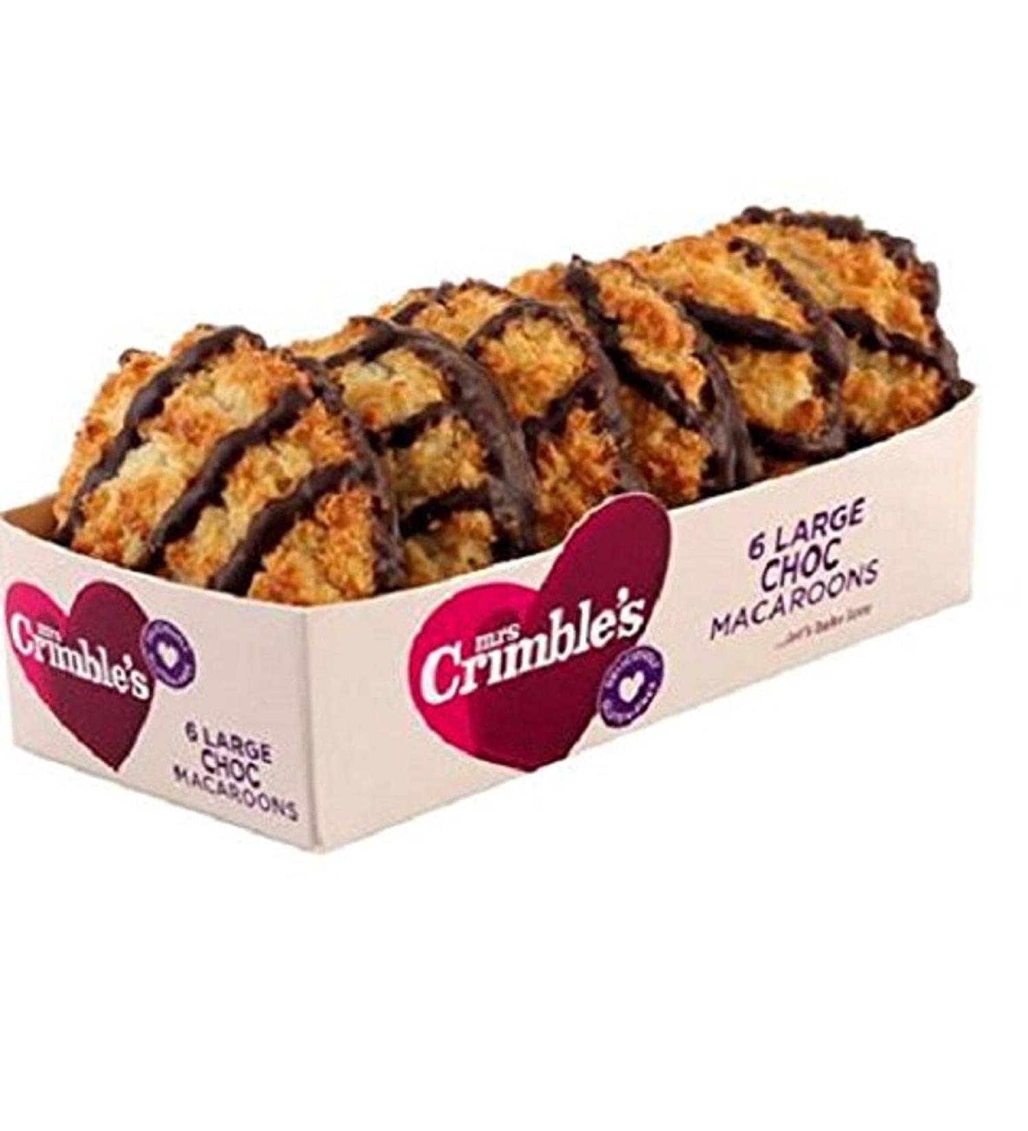 MRS. CRIMBLE'S Gluten Free Chocolate Coconut Macaroons 220g - Buy Online on GoSupps.com
