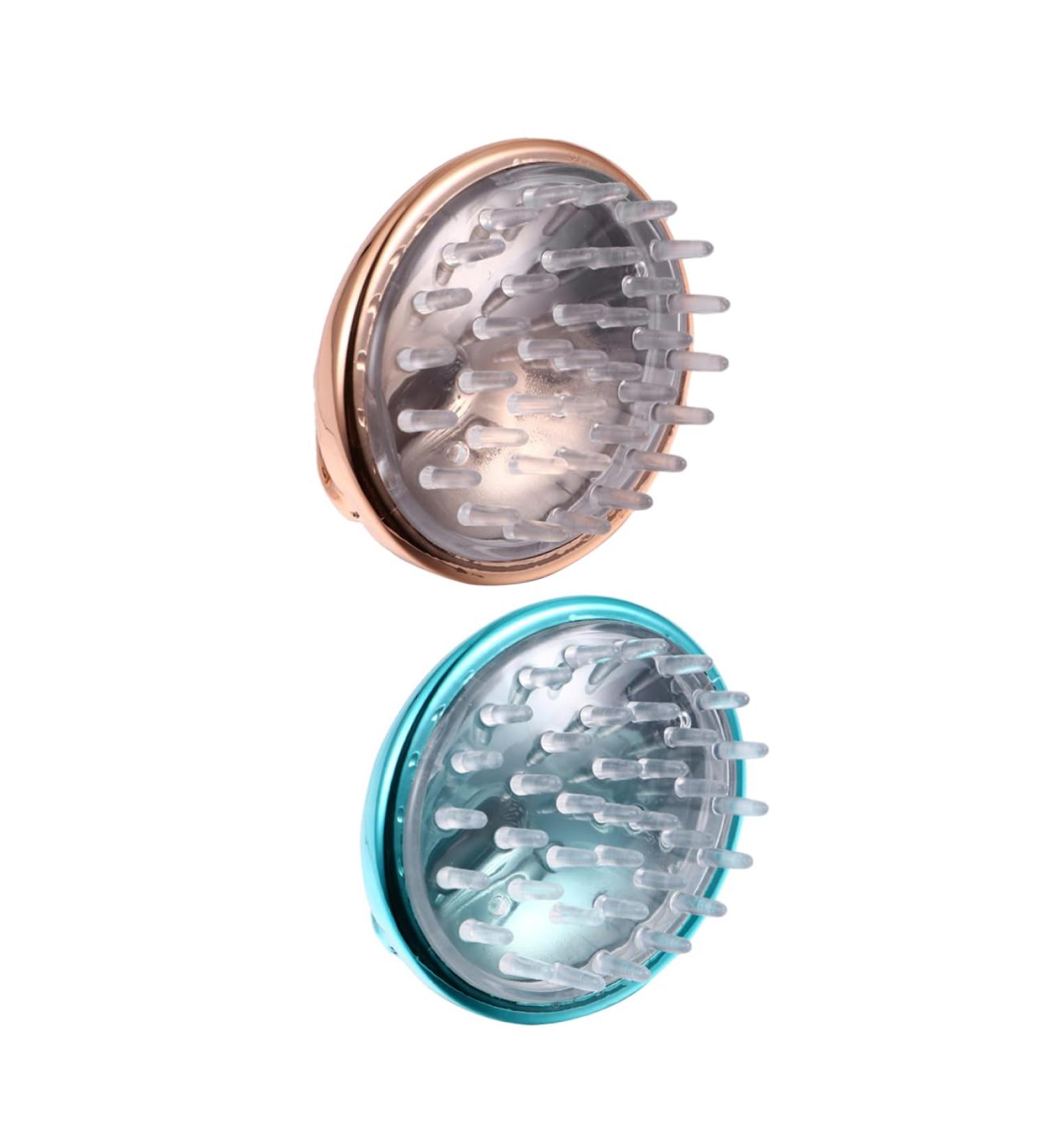 Kombiuda 2-in-1 Shampoo Massage Comb & Bath Brush Silicone Scalp Massager & Hair Cutting Tool for Ultimate Relaxation - Buy Online on GoSupps.com