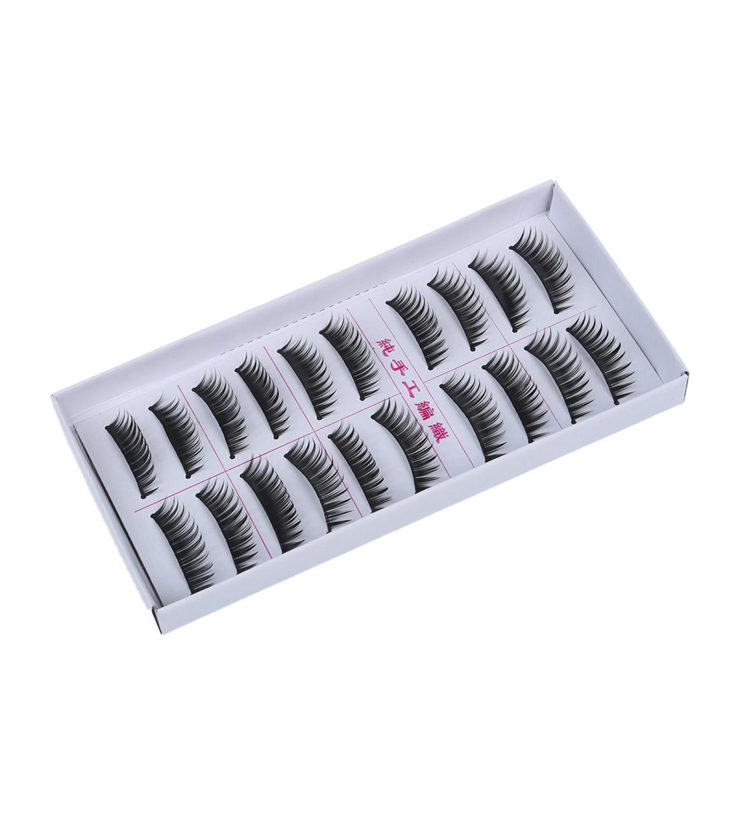 GROCKSTR 20 Pairs Natural Makeup Eyelash Eye Lashes - Buy Online on GoSupps.com
