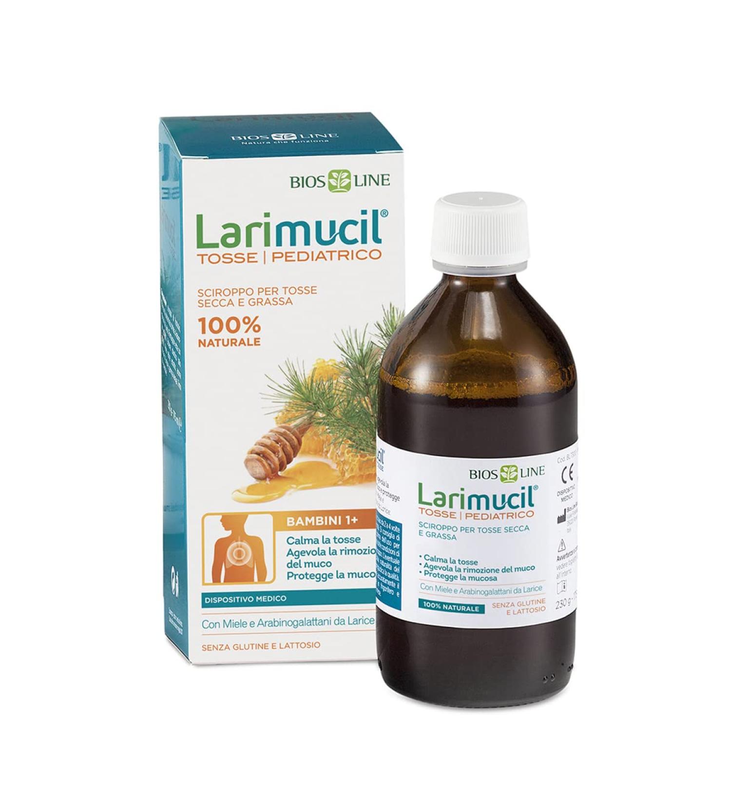 LARIMUCILTOSSE BAMBINI SCIROPPO 175 ML CE 0476 230 G - Buy Online on GoSupps.com