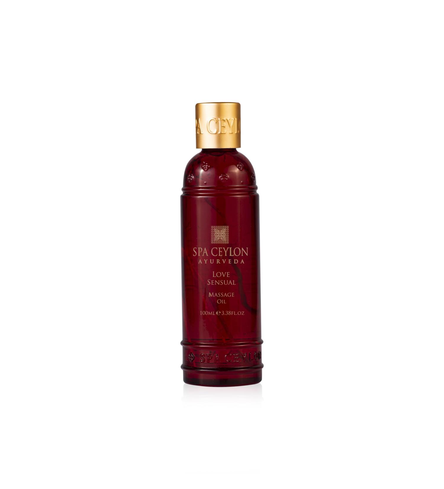 SPA CEYLON Love Sensual Massage Oil - Natural Body Oil for Ultimate Relaxation | International Shipping Available - Buy Online on GoSupps.com