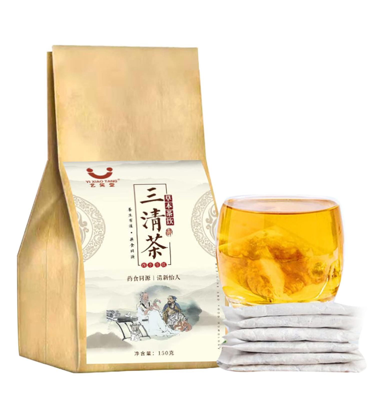DEWIN Sanqing Tea 150g Sanqing Tea 30 Packet Orange Peel Cassia Seeds Chrysanthemum Barley Herbal Tea Bag for Gift Giving - Buy Online on GoSupps.com