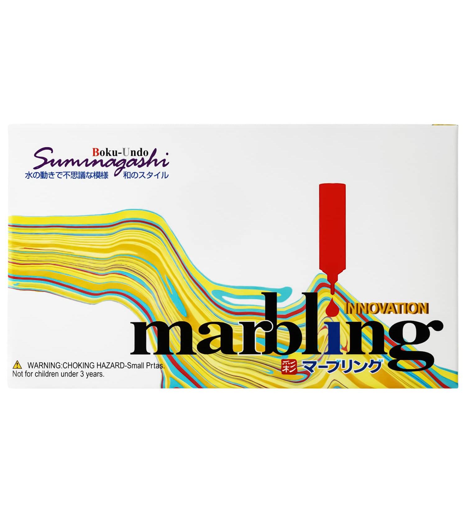 Sumiundo 15620 Watercolor Marbling Set - Set of 6 Liquid Colors for Coloring and Artwork - Buy Online on GoSupps.com