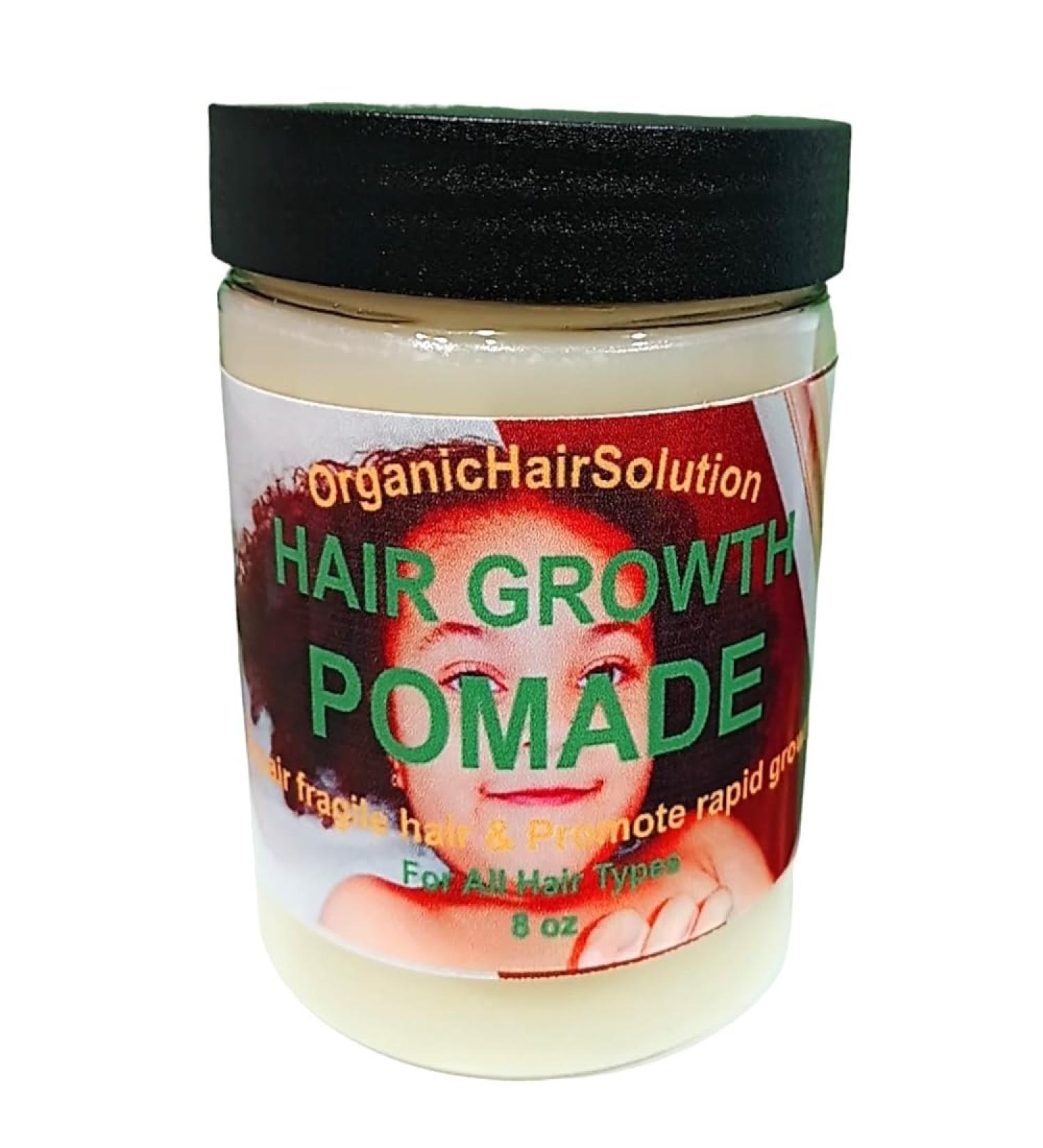 Organic Kids Hair Growth Pomade | Strengthen Thicker Longer Hair with Castor Oil Mango Butter & Avocado | Nourish Scalp & Prevent Split Ends - Buy Online on GoSupps.com