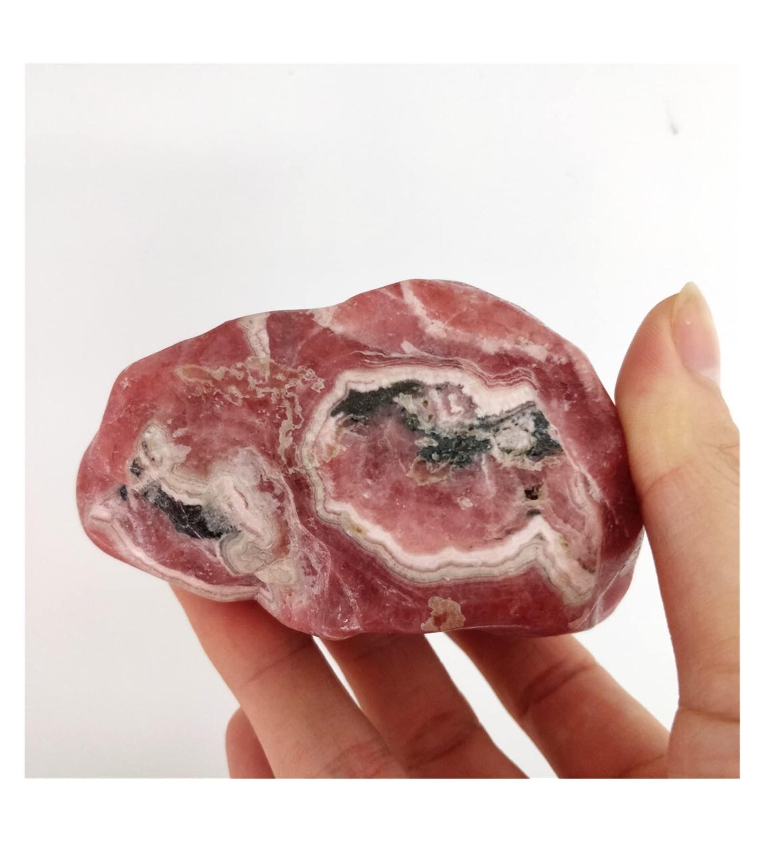 Natural Red Rhodochrosite Quartz Gemstones and Minerals Unpolished Original Blocks Wholesale Bulk Freeform Specimens Collections (Size : 500-550g one) - Buy Online on GoSupps.com