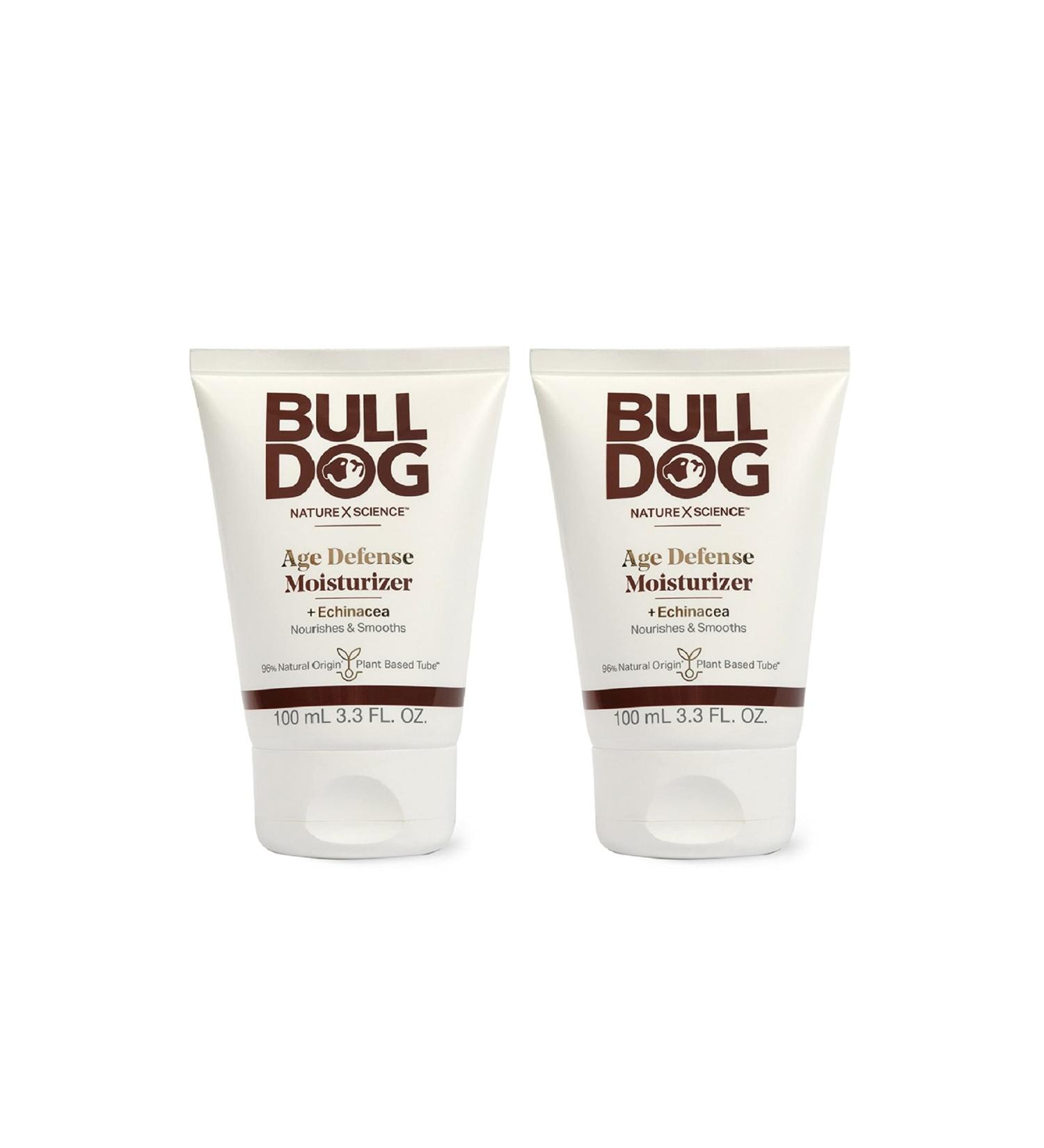 Bulldog Men's Age Defense Moisturizer 3.3oz - Pack of 2 | Skincare & Grooming - Buy Online on GoSupps.com