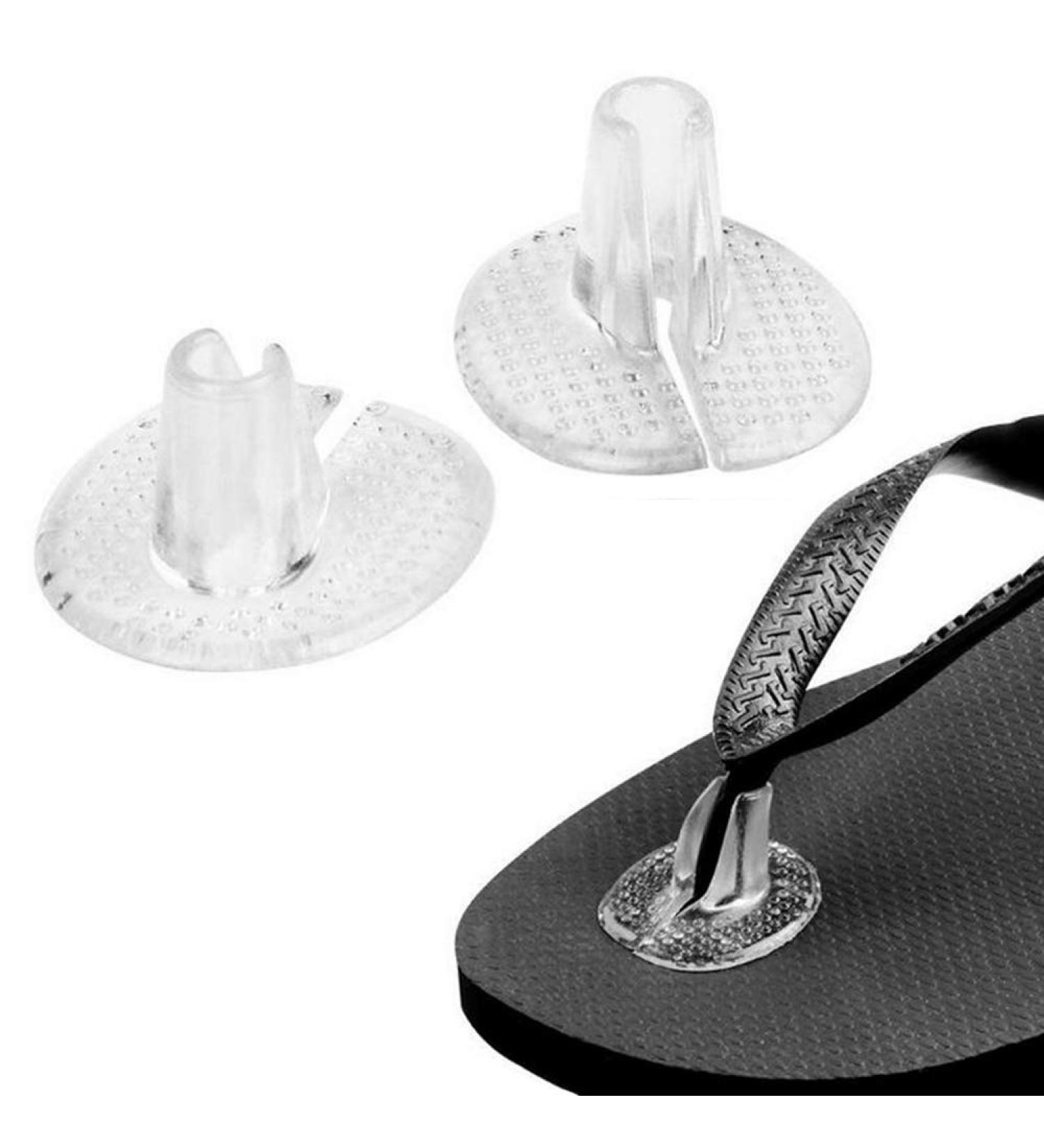 5 Pairs Clear Silicone Thong Sandal Toe Protectors - Gel Cushions for Sandal Flip Flops - Style B - Buy Online on GoSupps.com