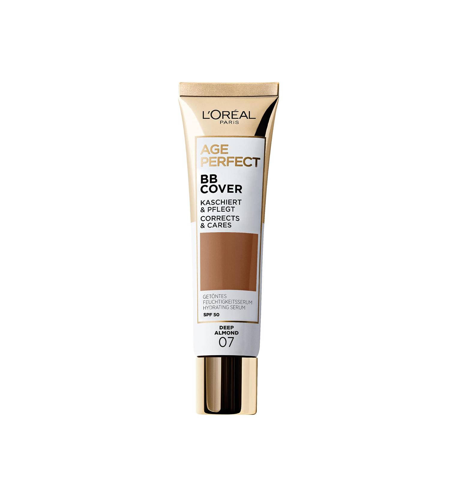 L'Or al Age Perfect BB Cover Cream - 07 Deep Almond