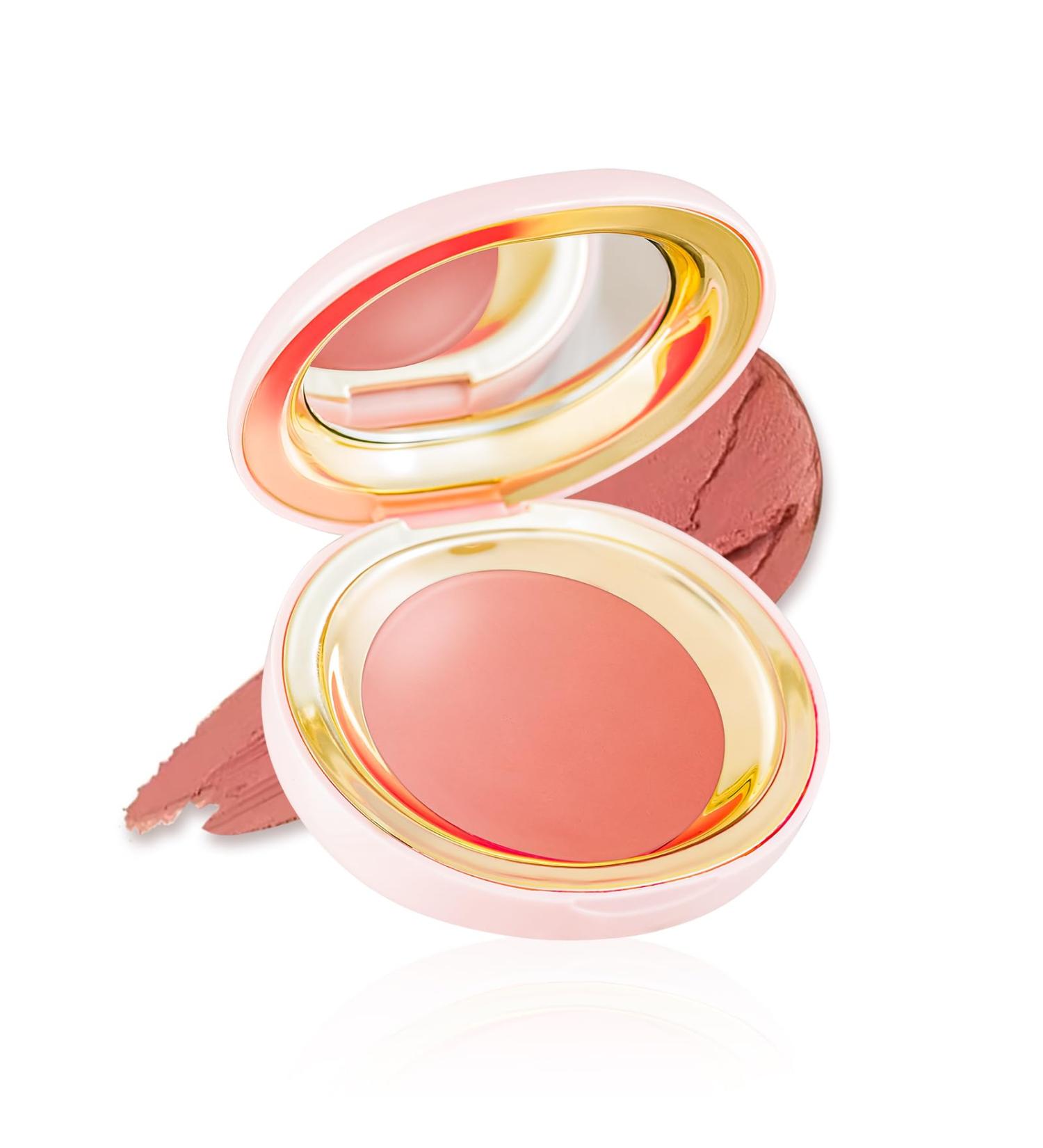 Waterproof Multi Blush Cream 2 in 1 Cream Blush with Mirror for Cheeks Eyes & Lip Long Lasting & Smooth Creamy For All Skin Types & Tones Nearly Neutral - Buy Online on GoSupps.com