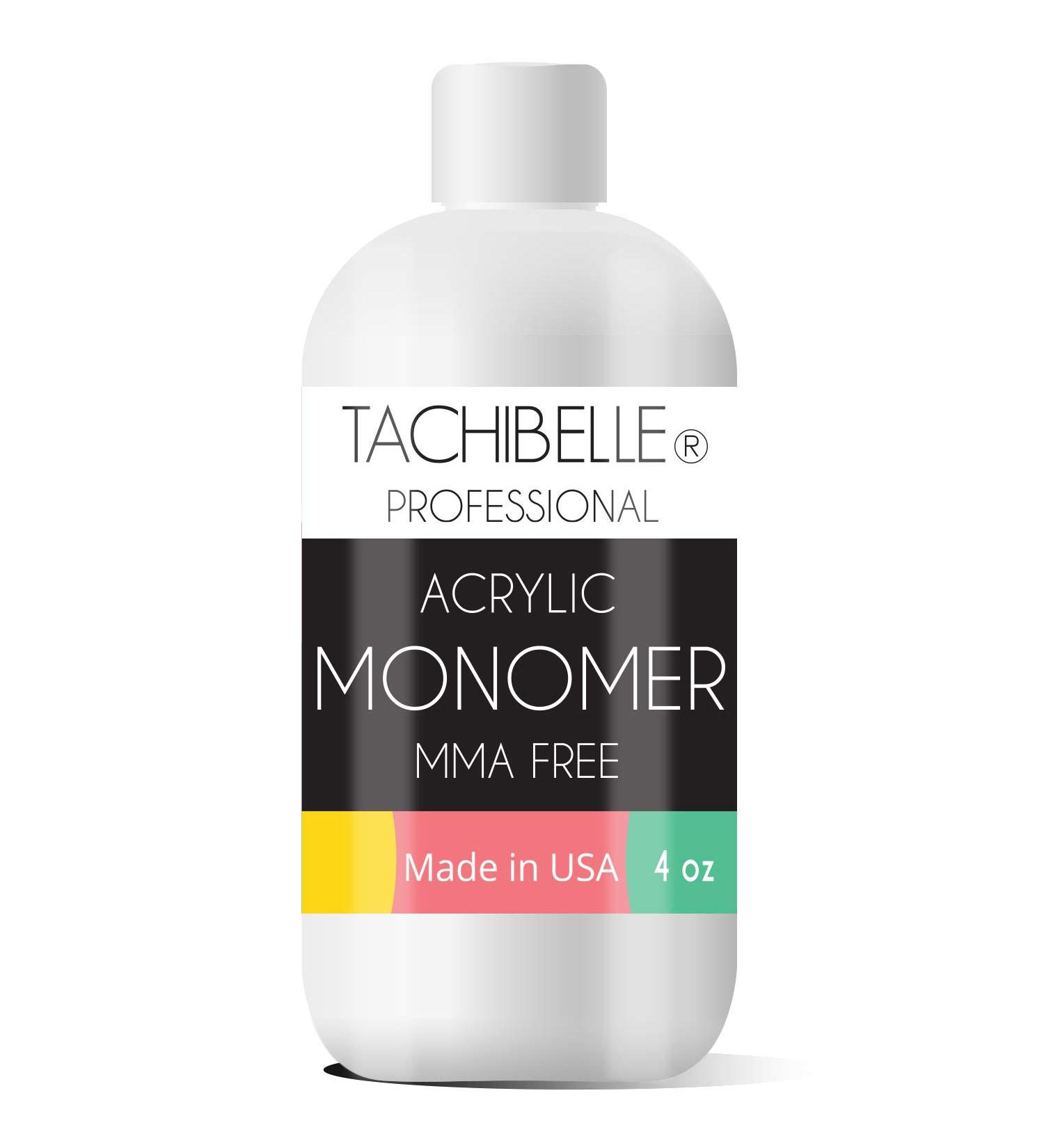 Tachibelle Professional Acrylic Liquid Monomer MMA FREE for Doing Acrylic Nails, MMA free, Ultra Shine and Strong Nail Made in USA (4 Ounce) 4 Fl Oz (Pack of 1)