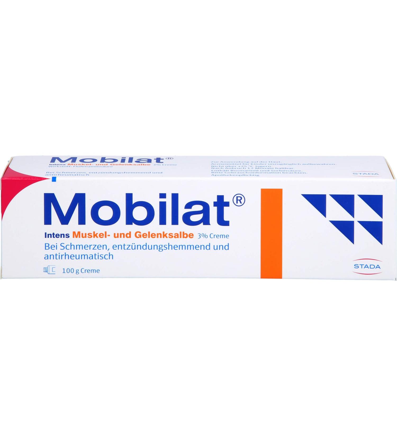 MOBILAT Intens Muscle & Joint Ointment 3% Cream - 100g | Fast International Shipping - Buy Online on GoSupps.com