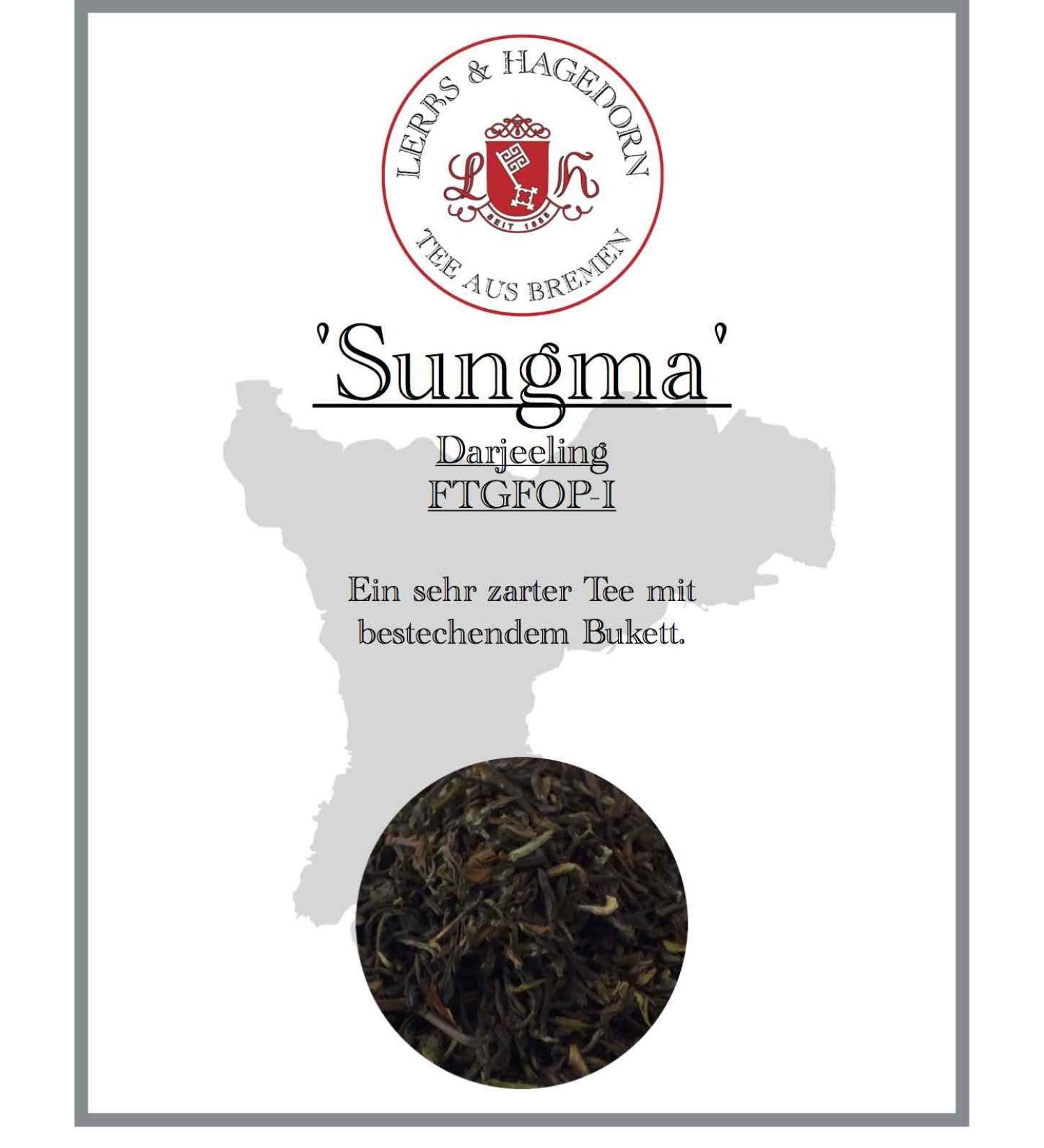  Lerbs & Hagedorn Black-Line Darjeeling TGFOP-I Sungma 250 g - Buy Online on GoSupps.com