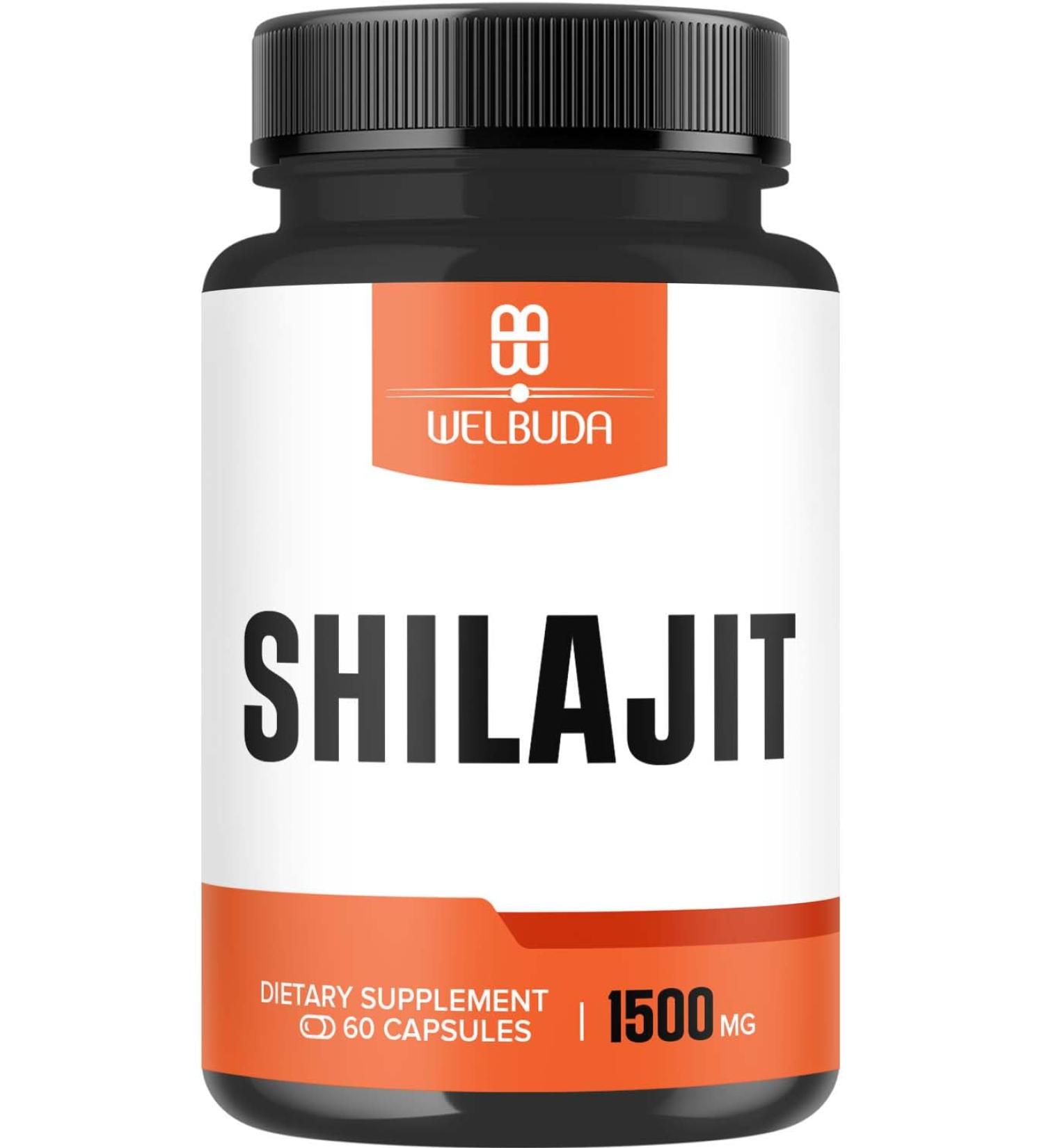 Extract 5:1 Shilajit Supplement 1500mg - Supports for Immune System Energy Production Brain Health & Overall Well-Being - 60 Capsules 60 Count (Pack of 1) - Buy Online on GoSupps.com