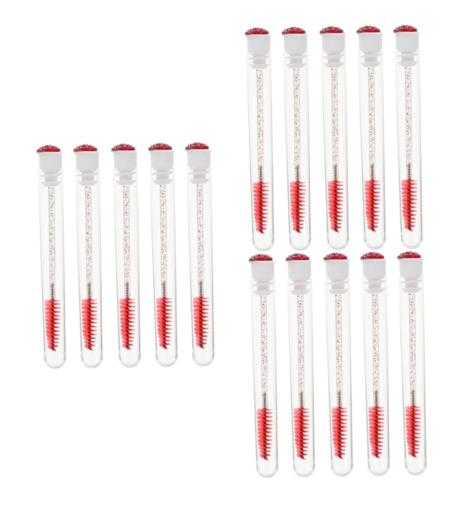 Ipetboom 30 Pcs Diamond Mascara Brush Makeup Mascara Tube Cleaning Brush Mascara Applicator Miss 11.3x1.1cmx3pcs Orange Redx3pcs - Buy Online on GoSupps.com