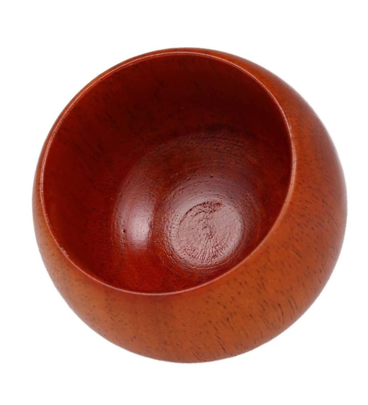 Luxury Healeved Shaving Bowl Set - Wooden Cup Brushes & Shell Soap for a Premium Shaving Experience - Buy Online on GoSupps.com