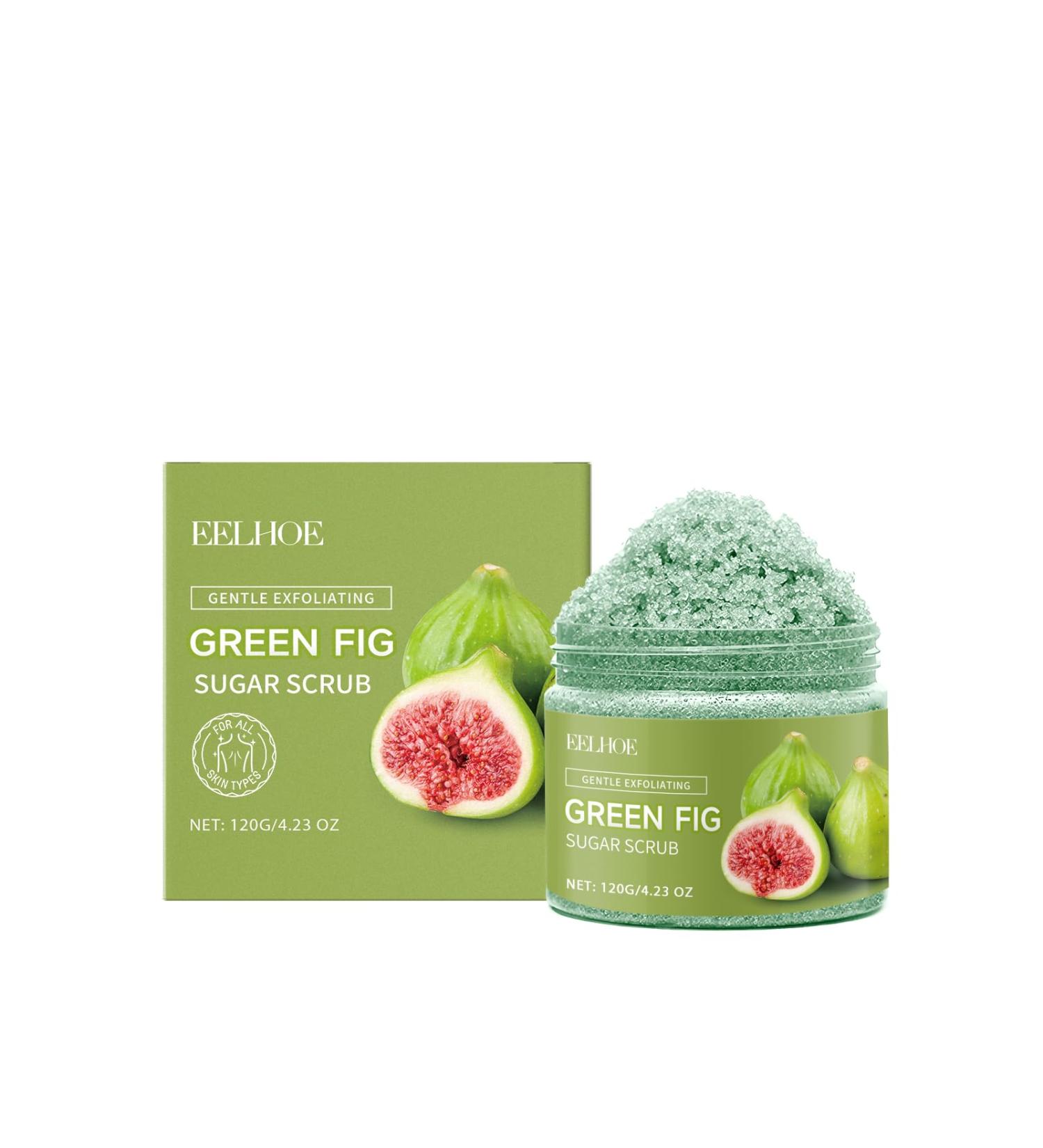 Fig Sugar Body Scrub Hydrating Moisturizing Brightening Smooth Skin Body Cleansing Exfoliating - Buy Online on GoSupps.com
