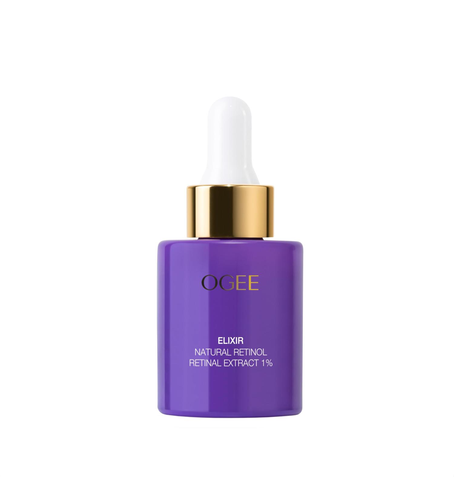 Ogee Natural Retinol 1% Elixir - Organic Anti-Aging Face Serum for Smooth Firm Skin | Buy Internationally - Buy Online on GoSupps.com