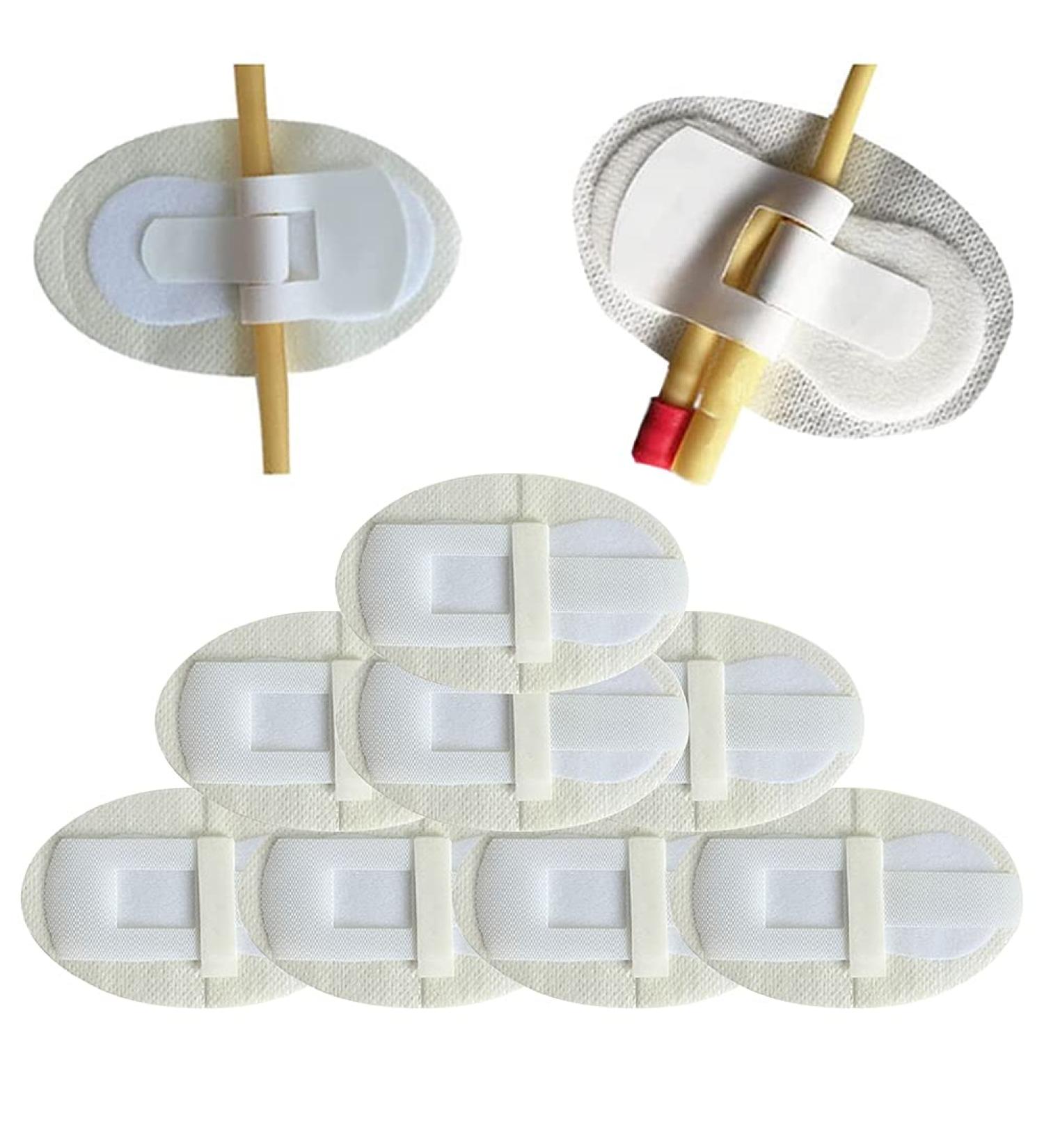 Catheter Legband Fixation Stickers Catheter Urine Tube Holder Ureter Fixators Medical Supplies Drainage Patch Stabilizer Covers for Men Elder Women (10 PCS) - Buy Online on GoSupps.com