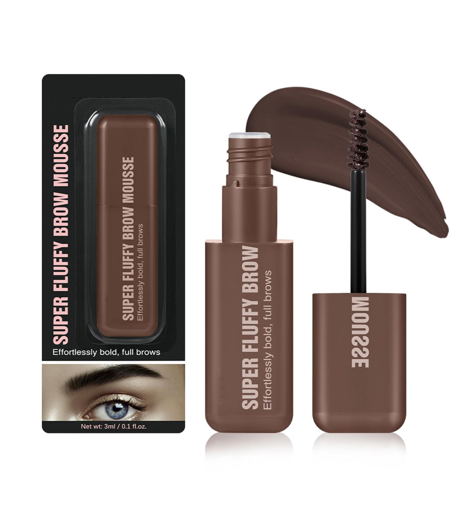  SONGVISON Volumizing brow gel mousse - Soft and airy pomade - Tinted brow color - All-day hold - Complete mascara gel - Resistant - Non-crumbly (04# Black Brown) - Buy Online on GoSupps.com