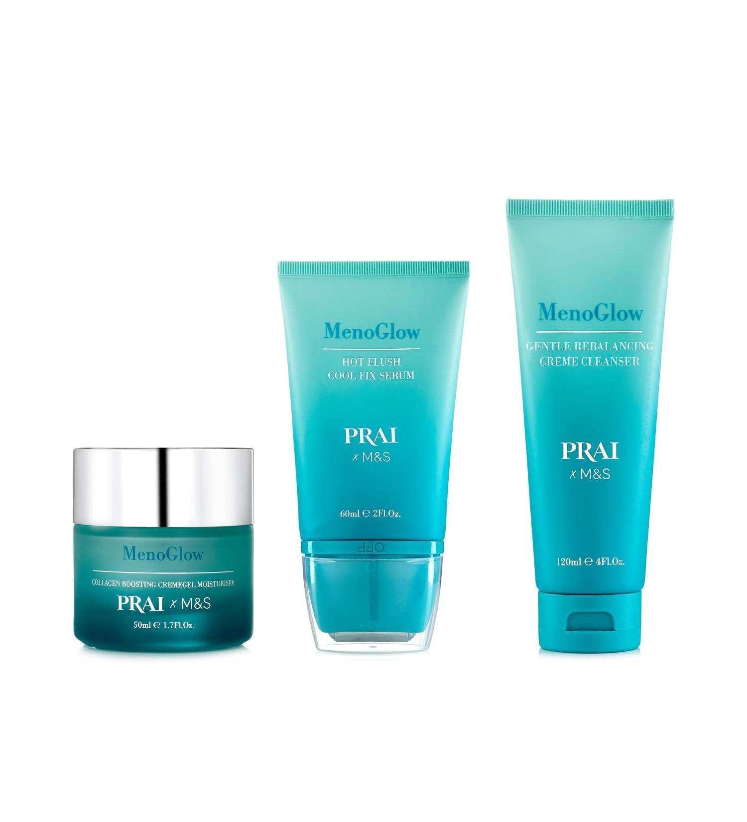 PRAI MenoGlow Set MEF DAY TRIO