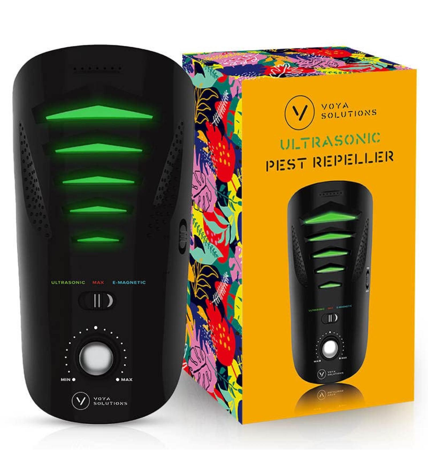 VoYa Solutions PRO Ultrasonic Pest Repeller Plug in - Electromagnetic Pest Control for Home & Business - Safe Pest Repellent for Bugs, Rodents - Ideal for Kitchen, Office, Warehouse - Buy Online on GoSupps.com