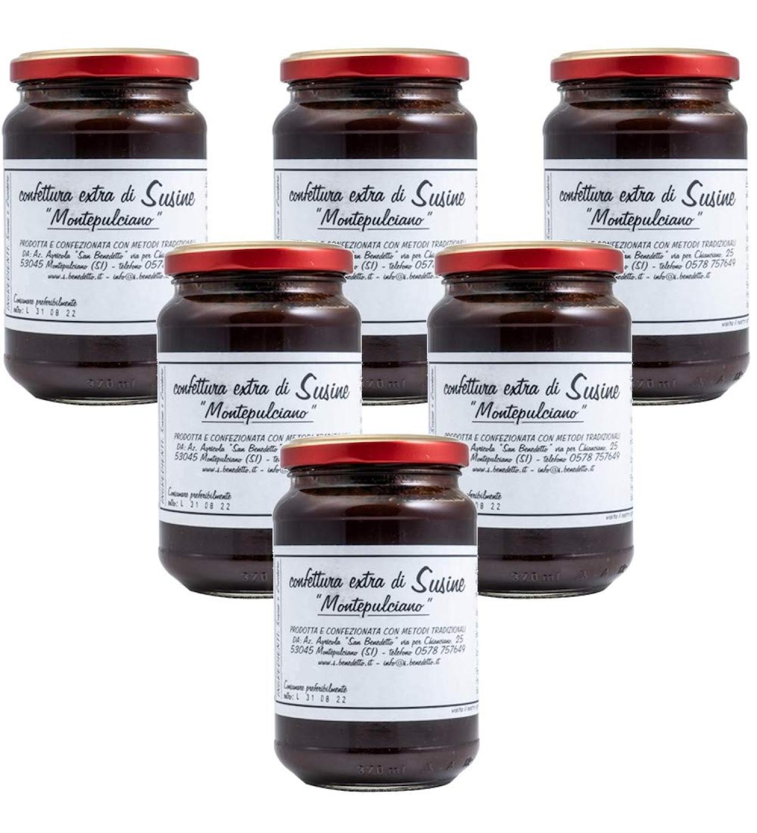 Benedetto San Benedetto Plum Jelly - Italian artisanal product (6 jars 760 grams)