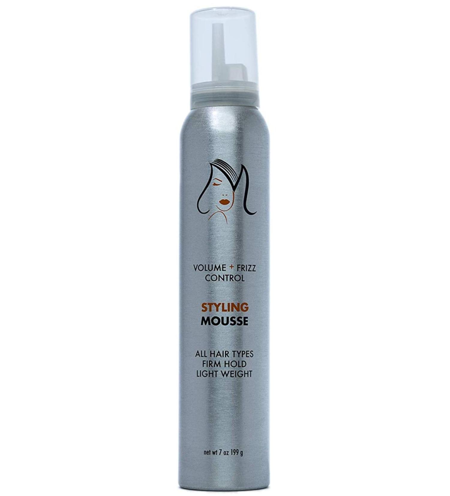 MooShe Firm Hold Styling Mousse - Lightweight Volumizing Frizz Control for All Hair Types | Vegan Hair Product (7 oz) - International Shipping Available - Buy Online on GoSupps.com