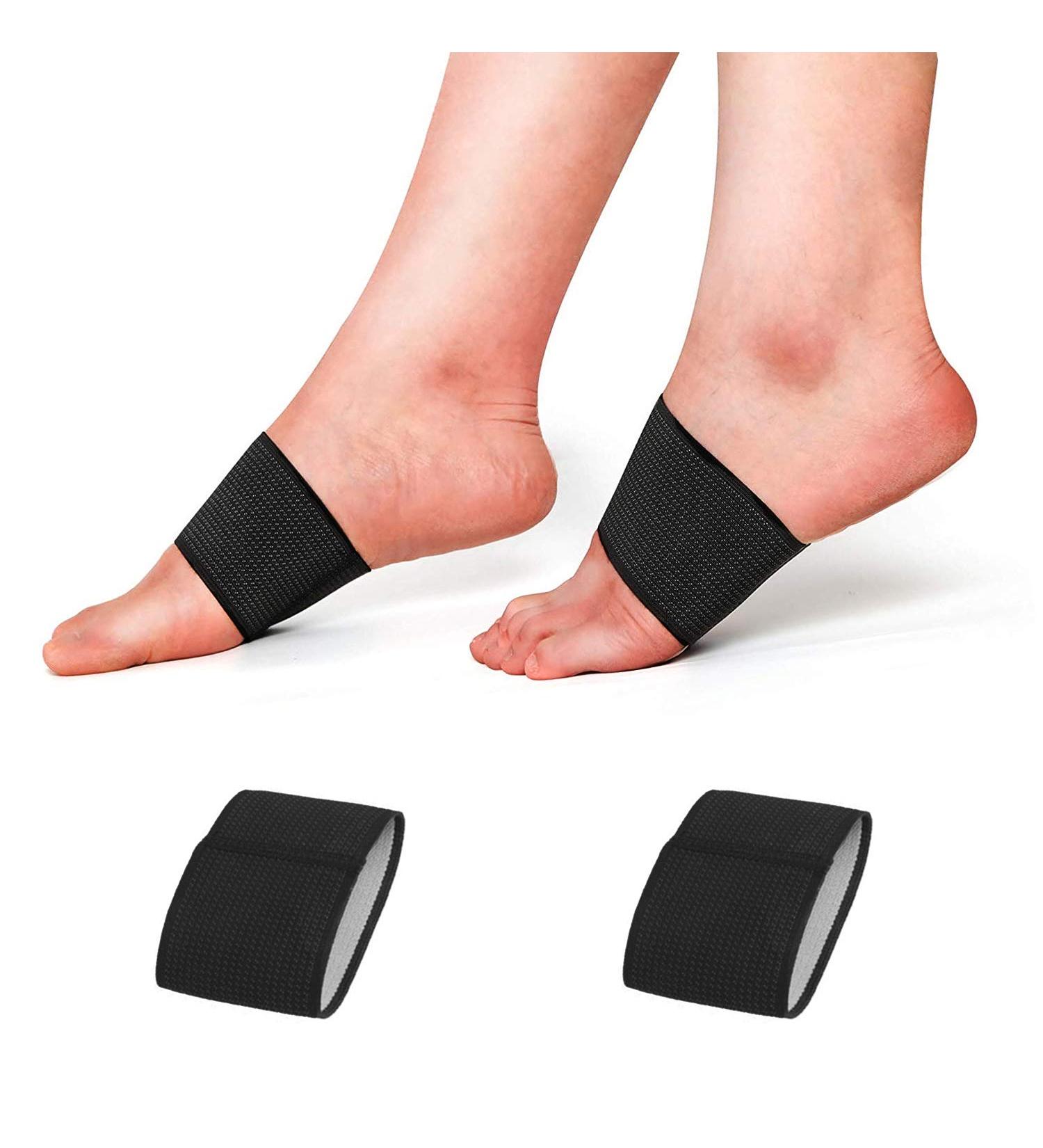 RooRuns Arch Support & Compression for Plantar Fasciitis Relief | Orthotics Foot Wrap for Flat Feet & High Arches - Unisex - Buy Online on GoSupps.com