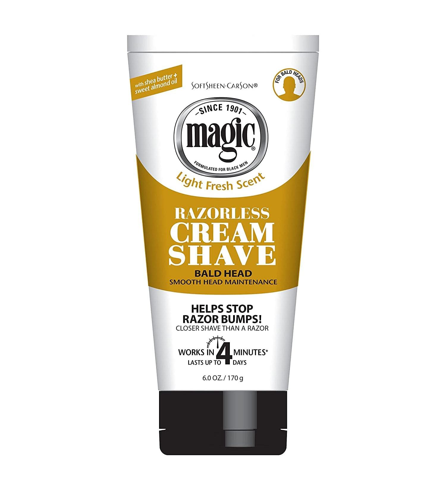 Smooth Strength Bald Head Maintenance Cream 170g - Magic Hair Removal & Shaving - Buy Online on GoSupps.com