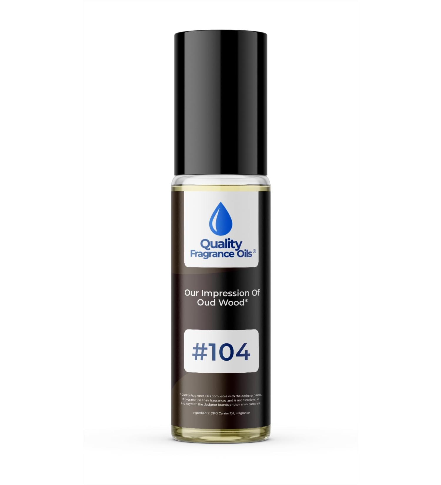 Quality Fragrance Oils' Impression #104 Inspired by Oud Wood for Men (10ml Roll On) Oud Wood Impression #104 0.34 Fl Oz (Pack of 1) - Buy Online on GoSupps.com