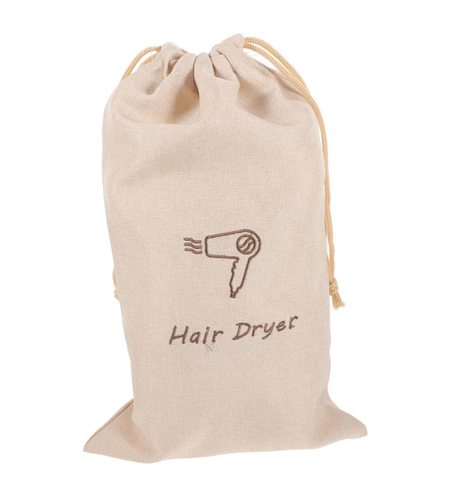 KOMBIUDA Hair Dryer Bag Hair Dryers Hair Blow Dryer Blow Dryer Retractable Cord Drawstring Bag Travel Portable Burlap Bag - Buy Online on GoSupps.com