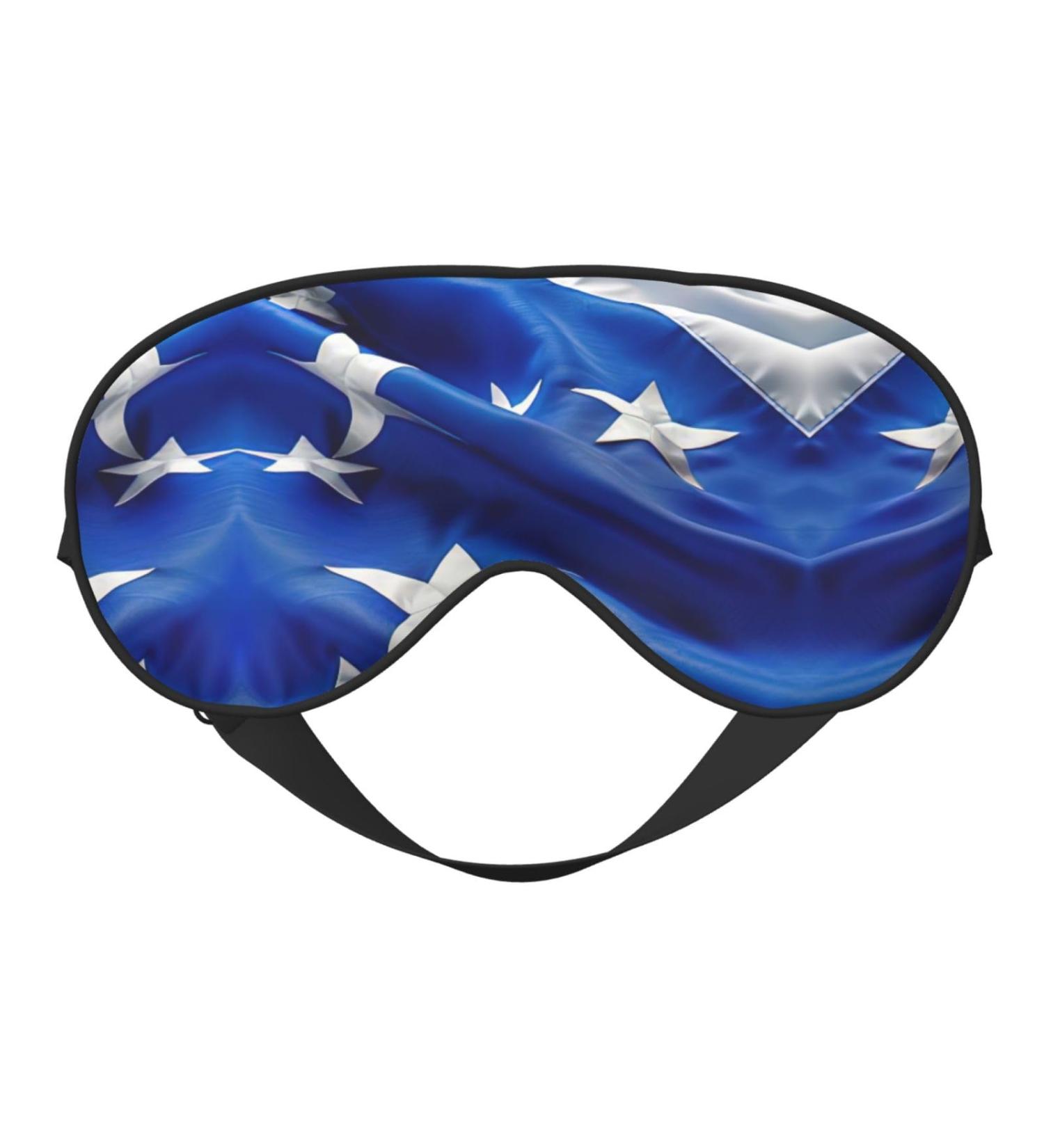 Blue Honduras Flag Sleep Mask | Adjustable & Breathable Eye Mask for Comfortable Sleep | International Shipping Available - Buy Online on GoSupps.com