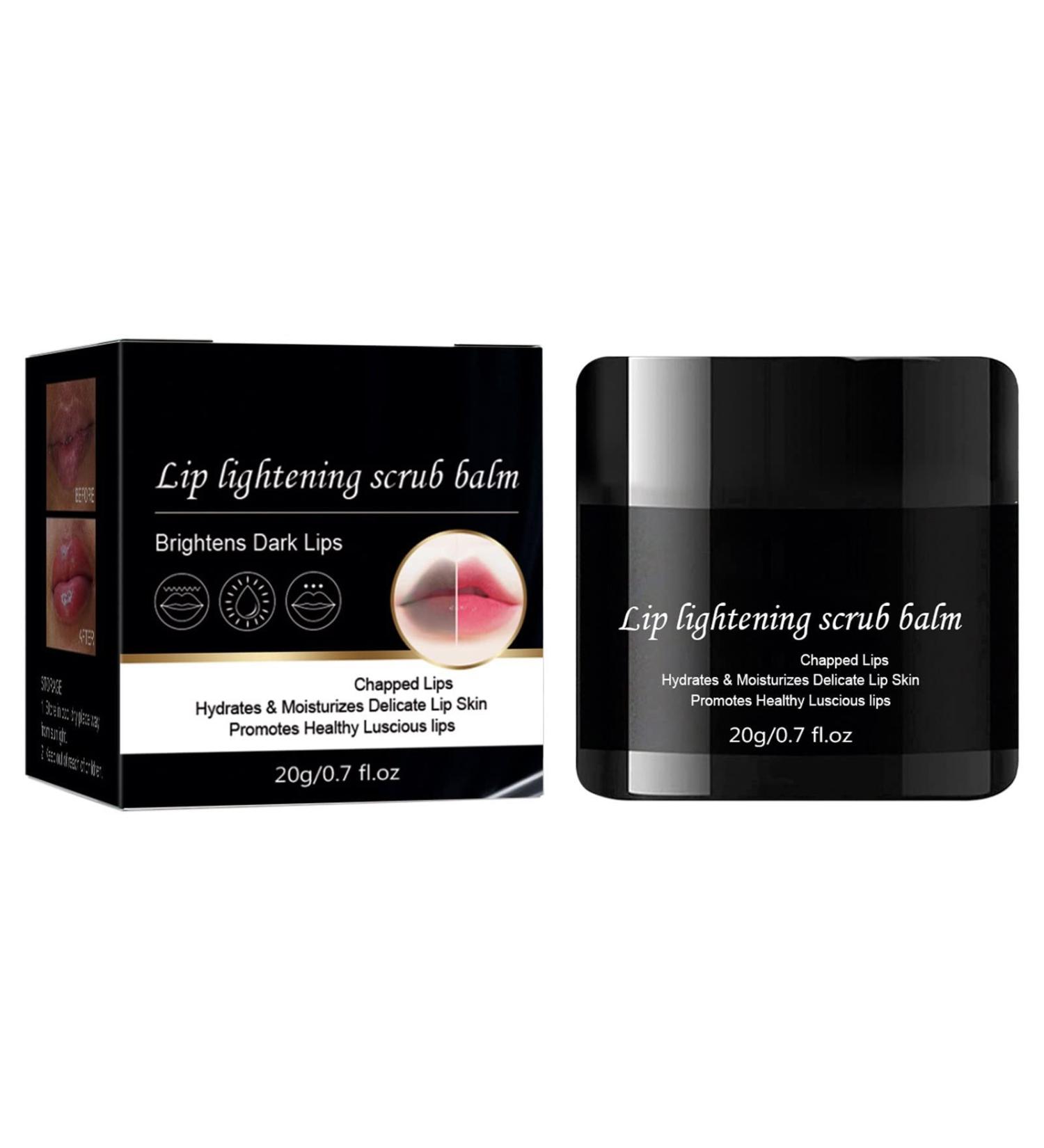 Men's Exfoliating Lip Scrub for Moisturizing, Fading Lip Lines, & Stretch Marks - Pink, One Size - Buy Online on GoSupps.com