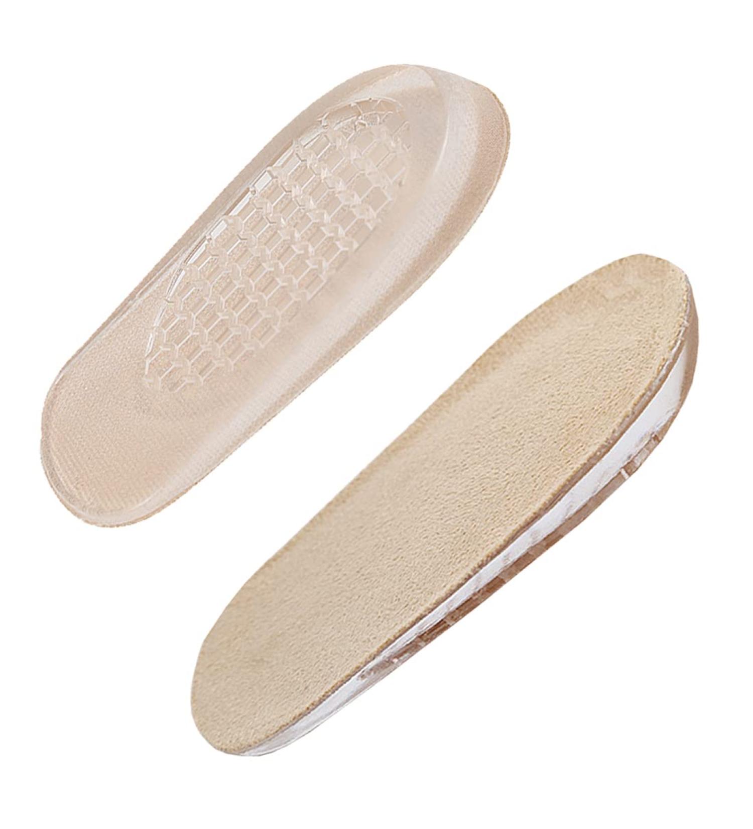 1cm Gel Height Increase Insoles - Invisible Shoe Lifts for Men and Women - Soft & Shock Absorbing Heel Lift Cushion - Beige - EU 35-36/US W5-6 - Buy Online on GoSupps.com